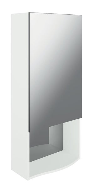 Meuble haut Charnières à droite l.50 x H.110 x P.20 cm blanc mat Egerie