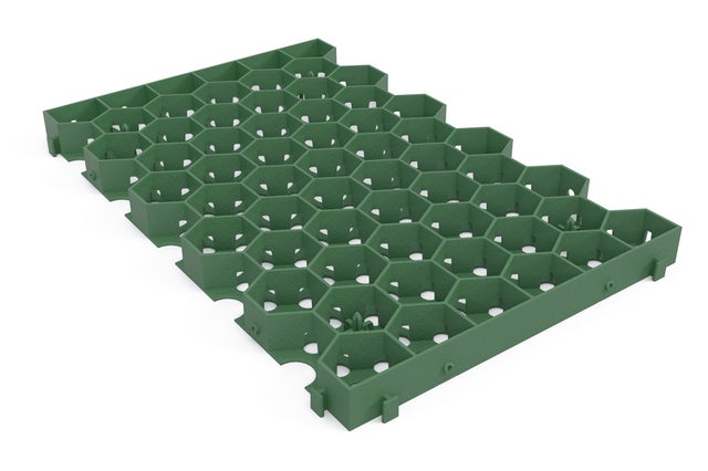 Plaque consolidation végétaux GREENPLAC® 100% Recyclée, vert, L.60xl.39xEp.4cm