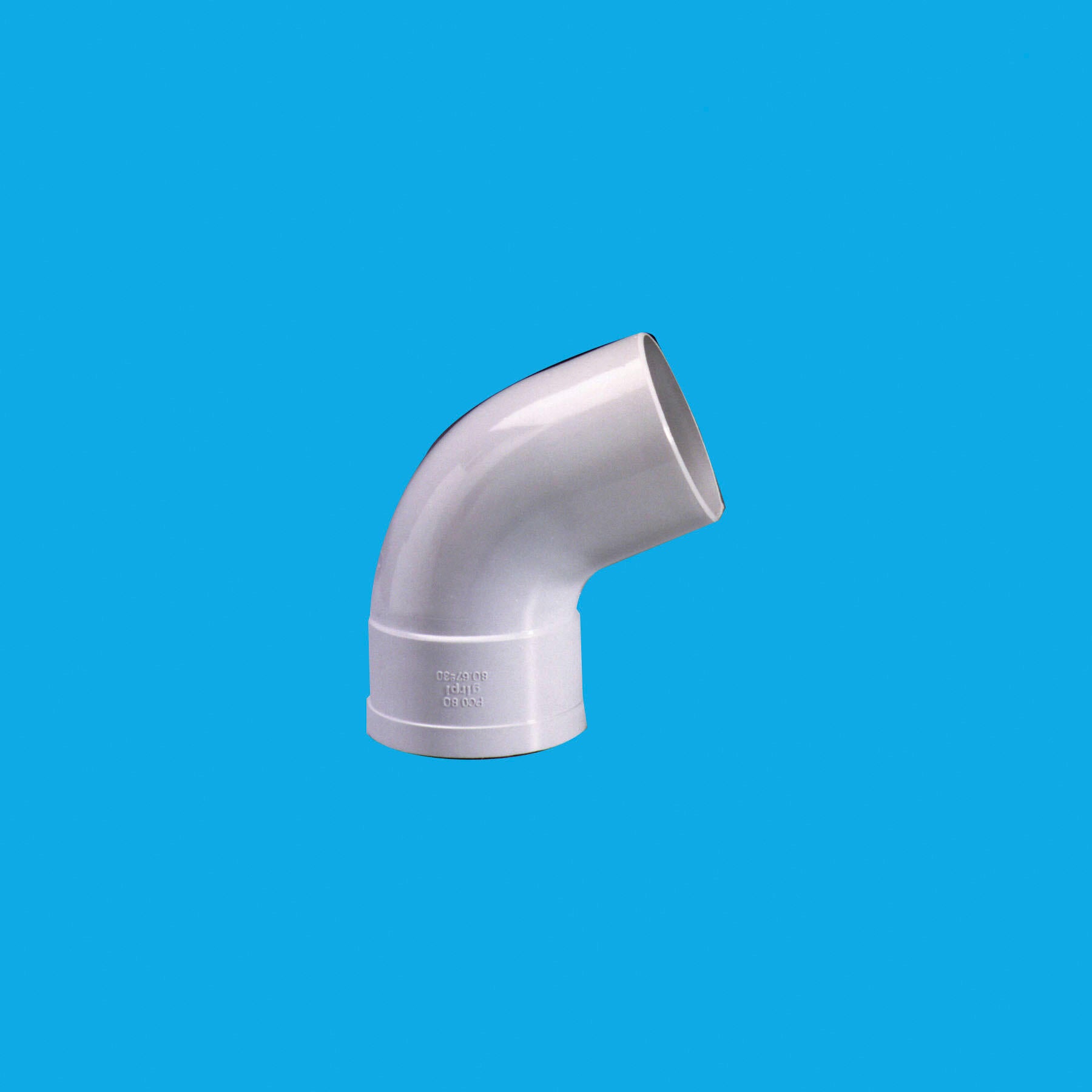 Coude 67.3° pvc gris GIRPI, Dév.33 cm Diam.100 mm - 3