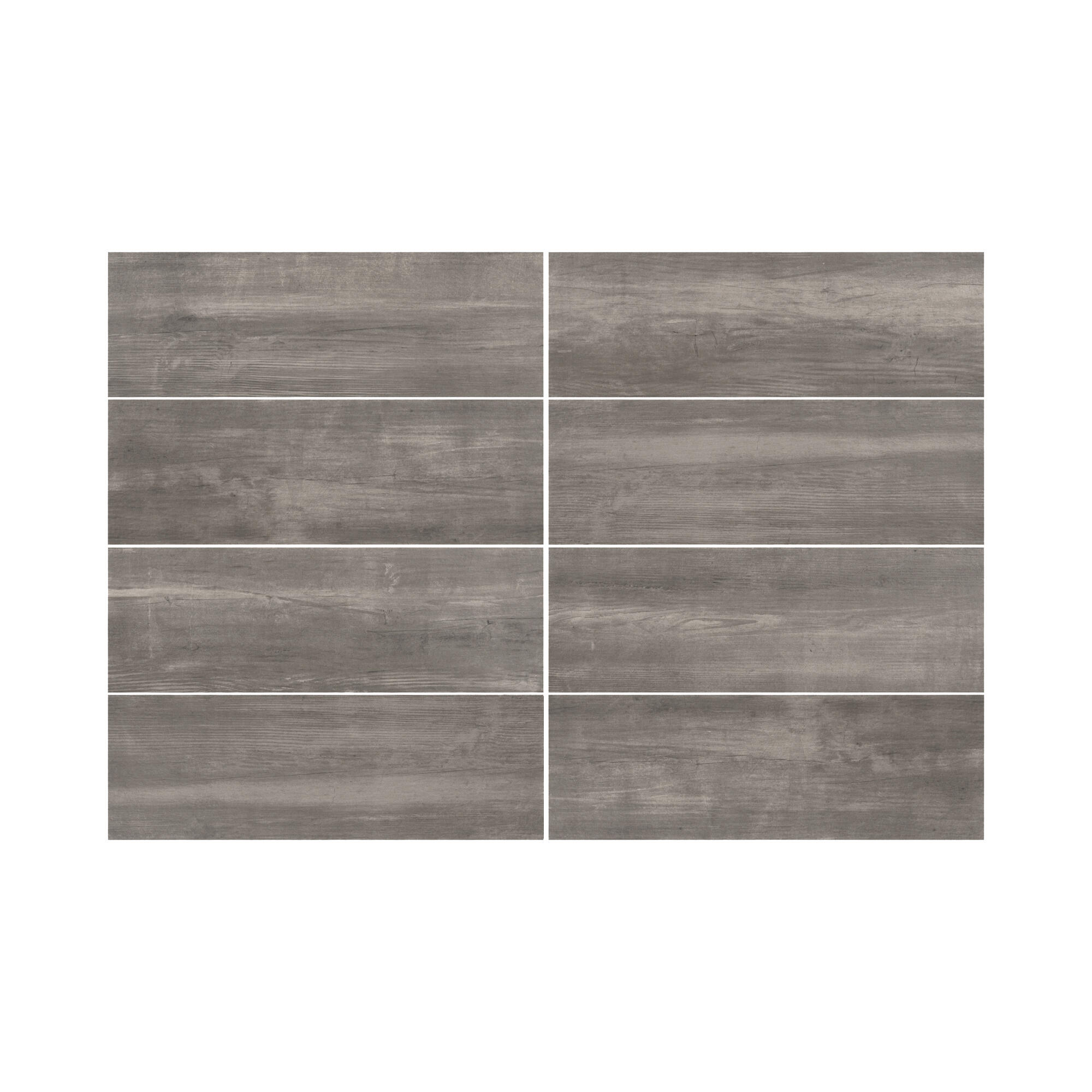 Carrelage sol extérieur effet bois taupe Apero l.20 x L.60.4 cm x Ep.8.2 mm - 4