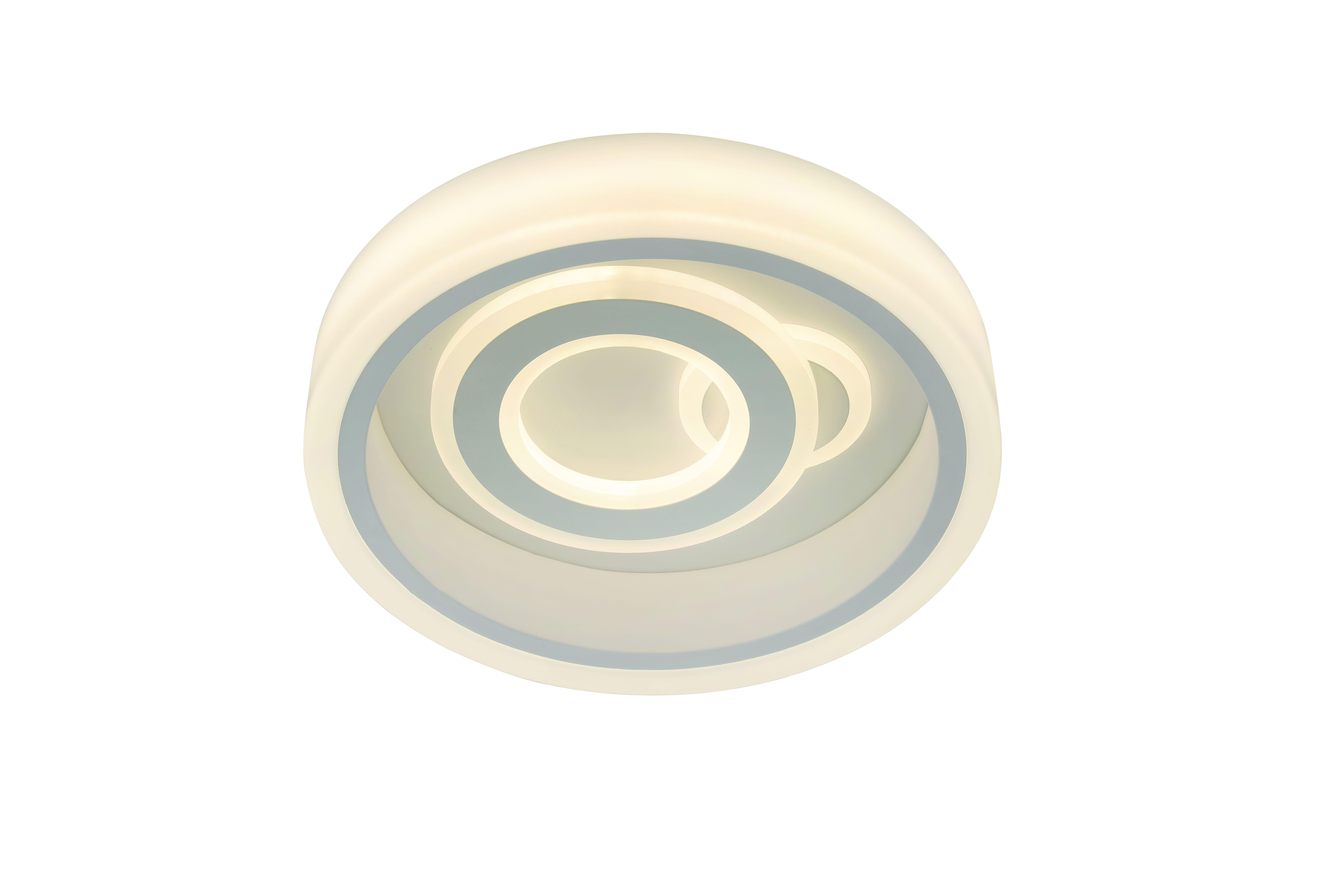 Plafonnier, design métal blanc module led EGLO Remidos D.30 cm - 4