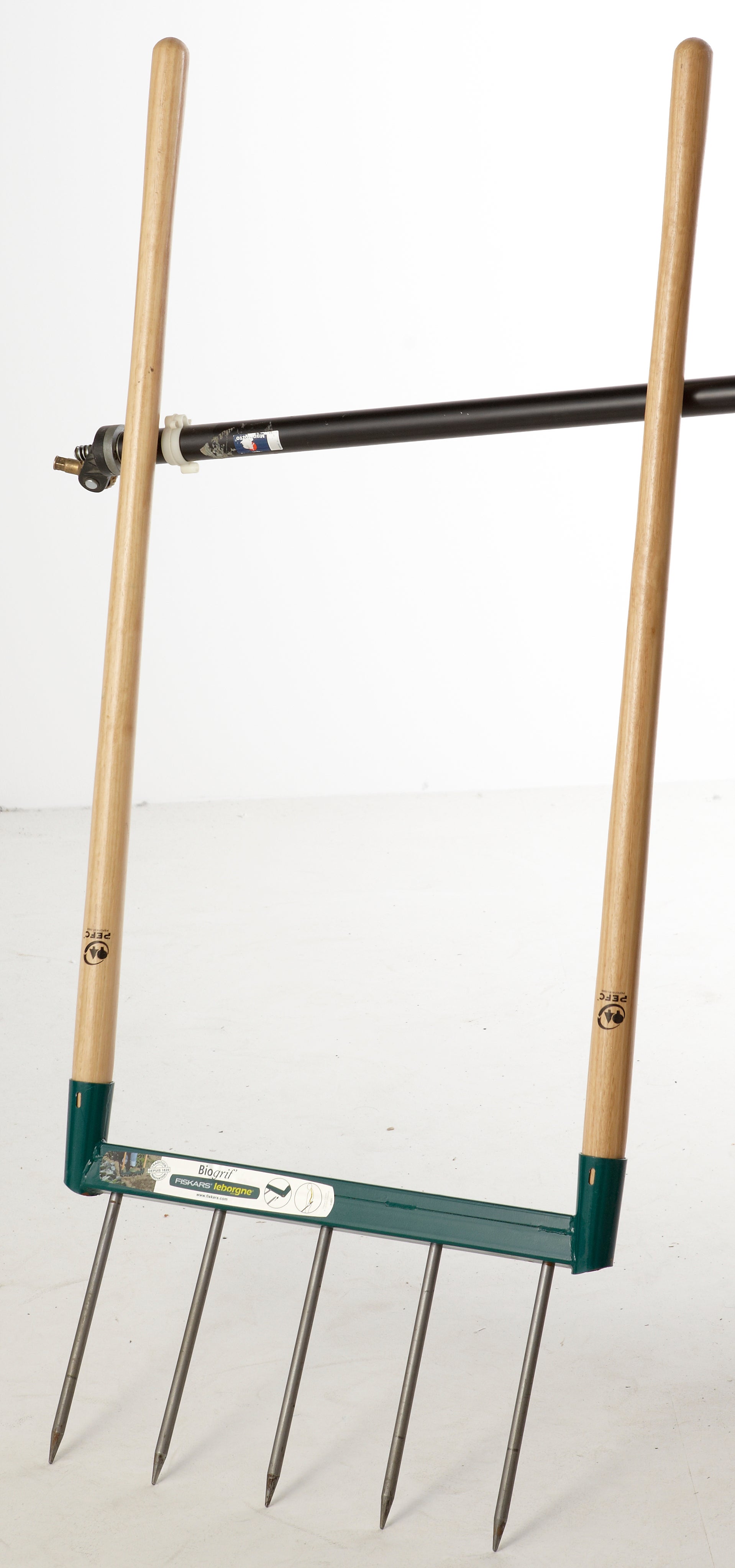 Grelinette à main acier forgé LEBORGNE manche bois L.110 cm - 5