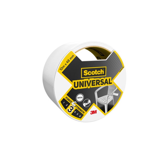 Adhésif de réparation Universal SCOTCH L.10 m x l.48 mm blanc