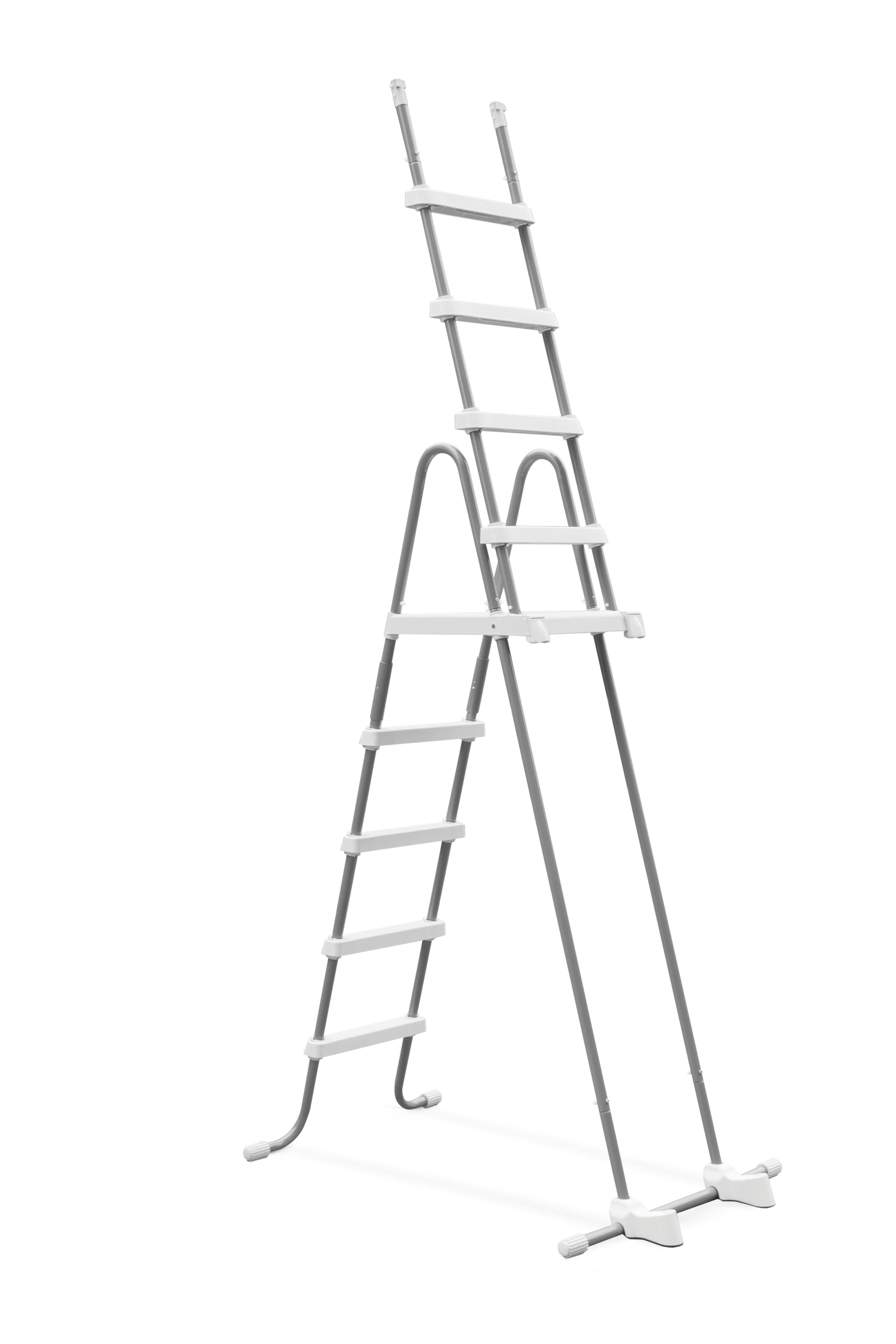 Échelle sécurité INTEX pour piscine H 132cm avec marches amovibles - 3