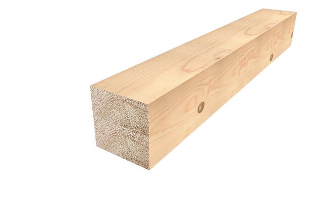 Poutre sapin (épicéa) traité, raboté, 140x140 mm, long 3 m, choix 2, classe 2