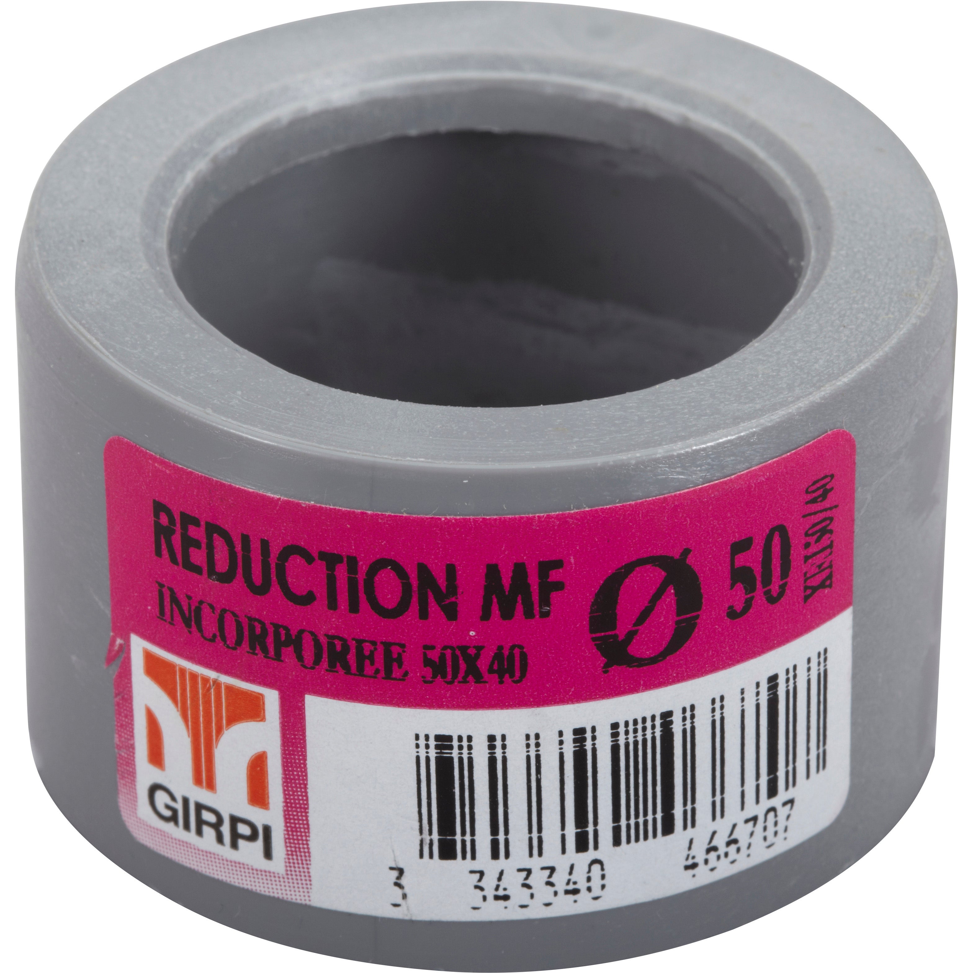 Réduction incorporée en pvc à coller, femelle / mâle, D50/40 - 2