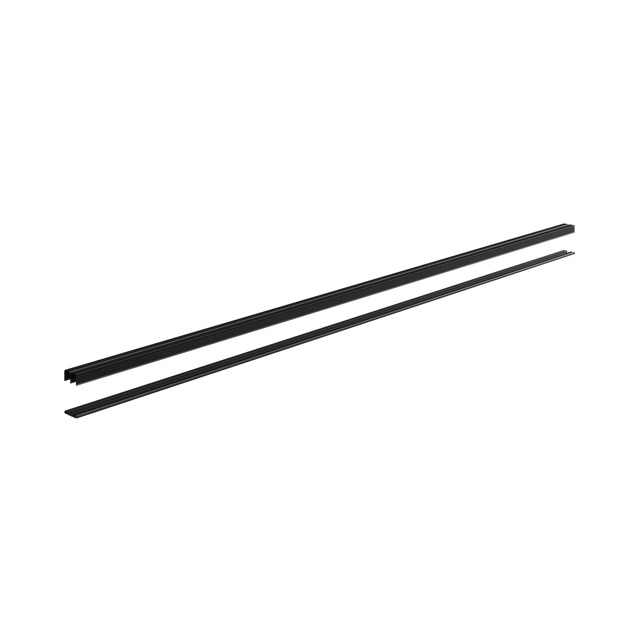 Lot de rails SPACEO noir L.377.8 cm