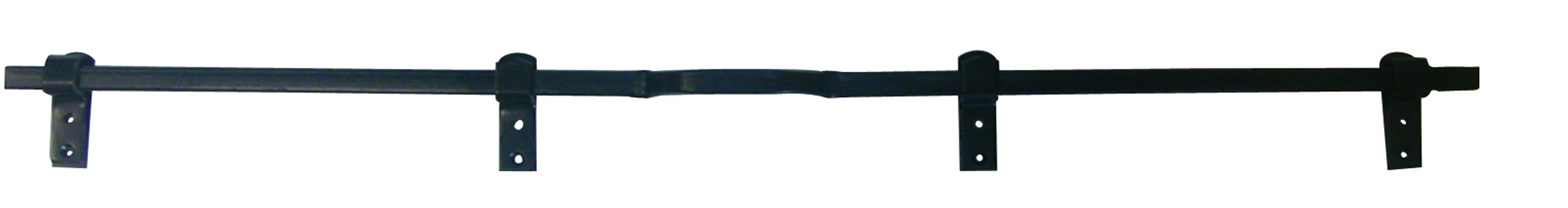Barre de sécurité pour volets en acier noir, L.98 cm AFBAT - 2