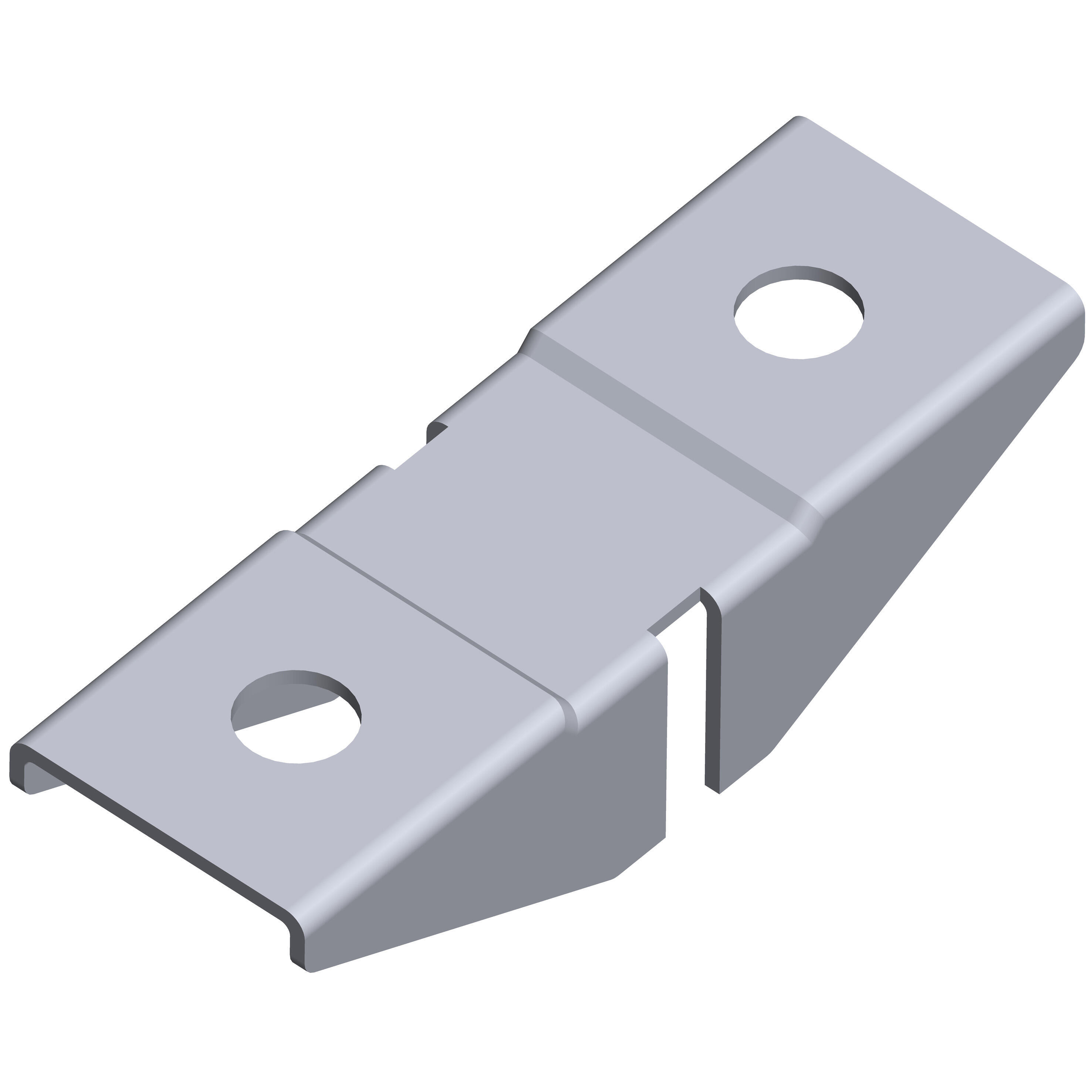 Lot de 12 supports Acier l.4.5 x P.1.3 x Ep.1.5 cm - 2