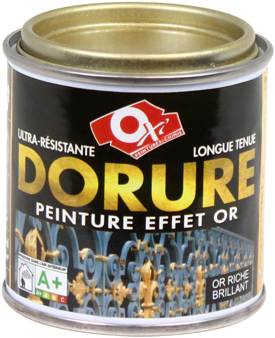 Peinture dorure extérieur OXI or riche mat 125 ml - 3