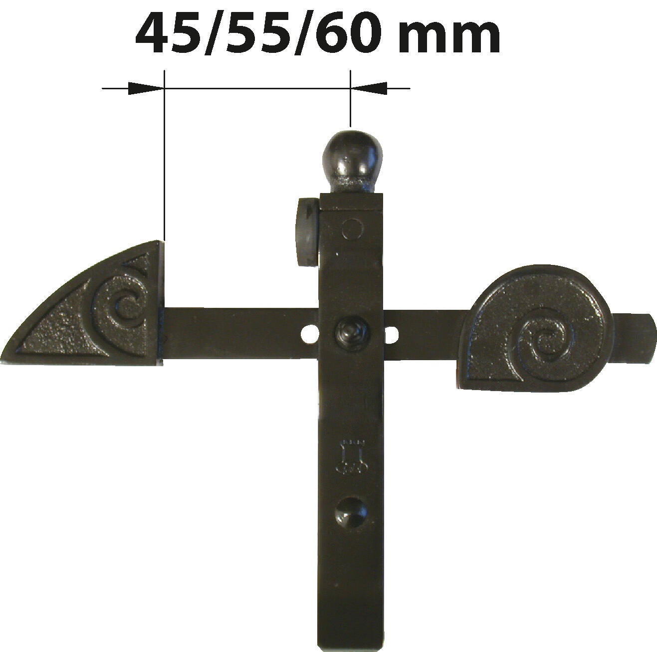 Arrêt de portail à bascule pour portails de 45 à 60 mm d'ép. max H.240xL.310 mm - 3
