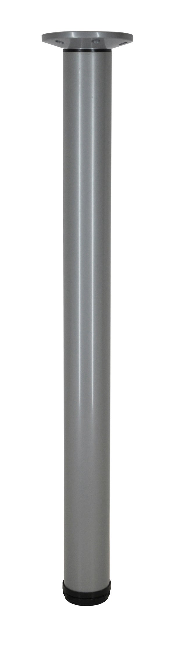 Pied de table Cime Zoom, gris, diamètre 60 cm x hauteur réglable de 73 à 110 cm