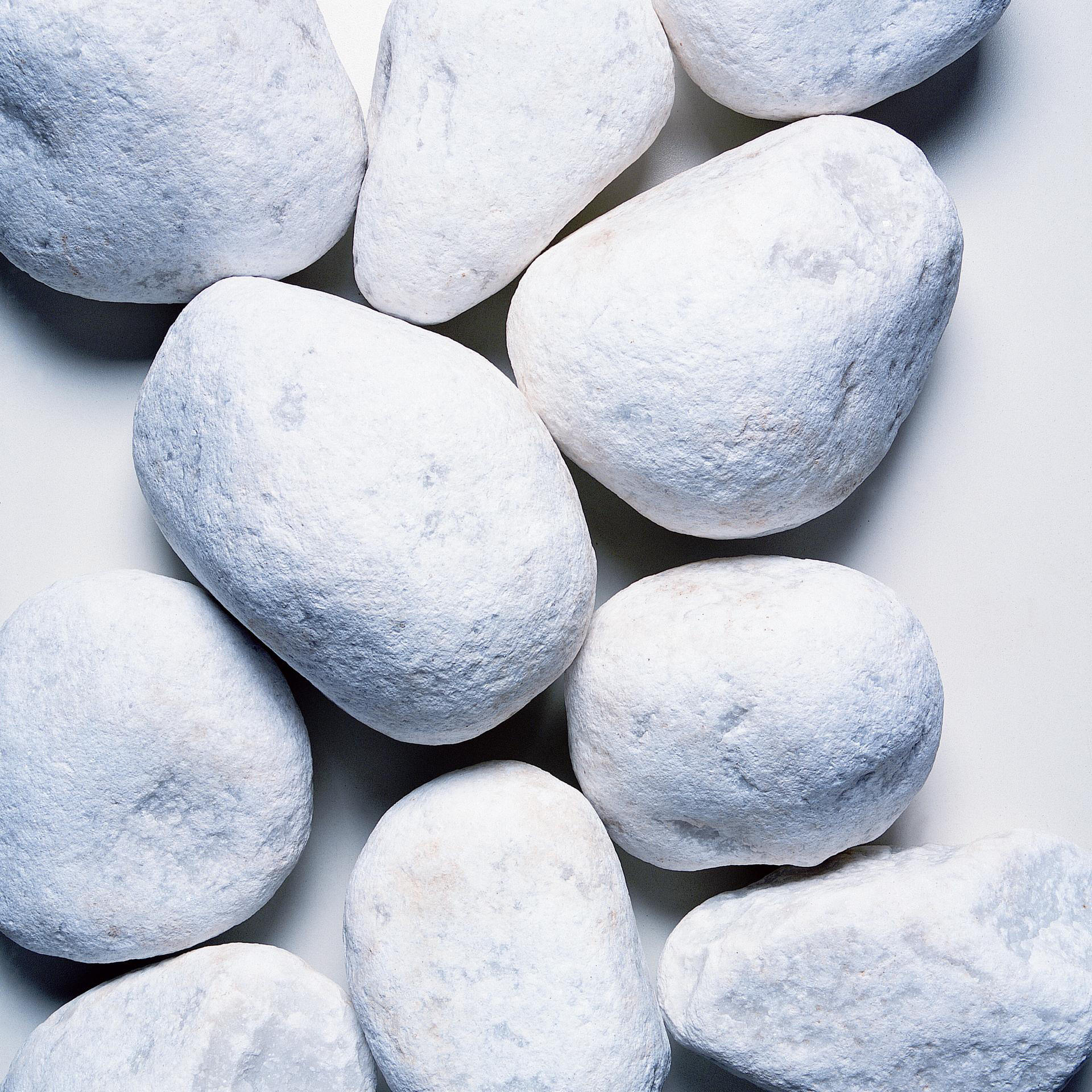 Jardin Galets Décoratifs Sac Galets Blancs 25 Kg Crystal White