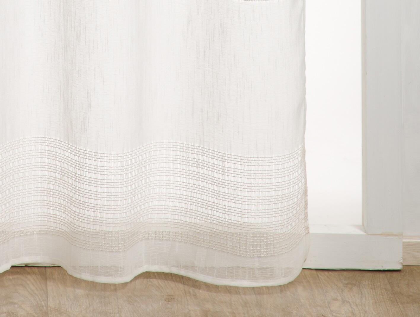 Voilage tamisant, Grace, beige H.260 x l.140 cm - 4