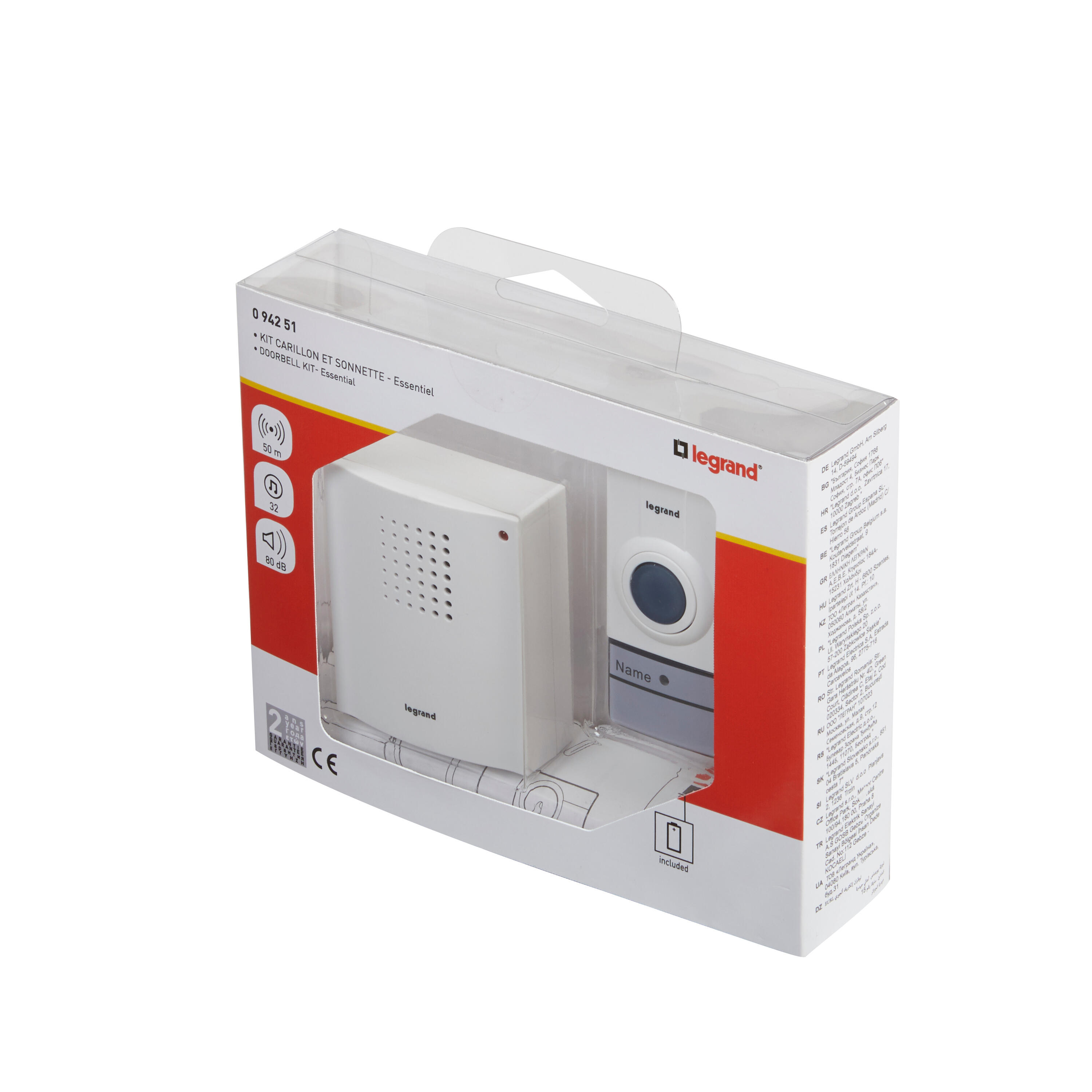 Carillon sans fil 094251 LEGRAND, blanc - 4