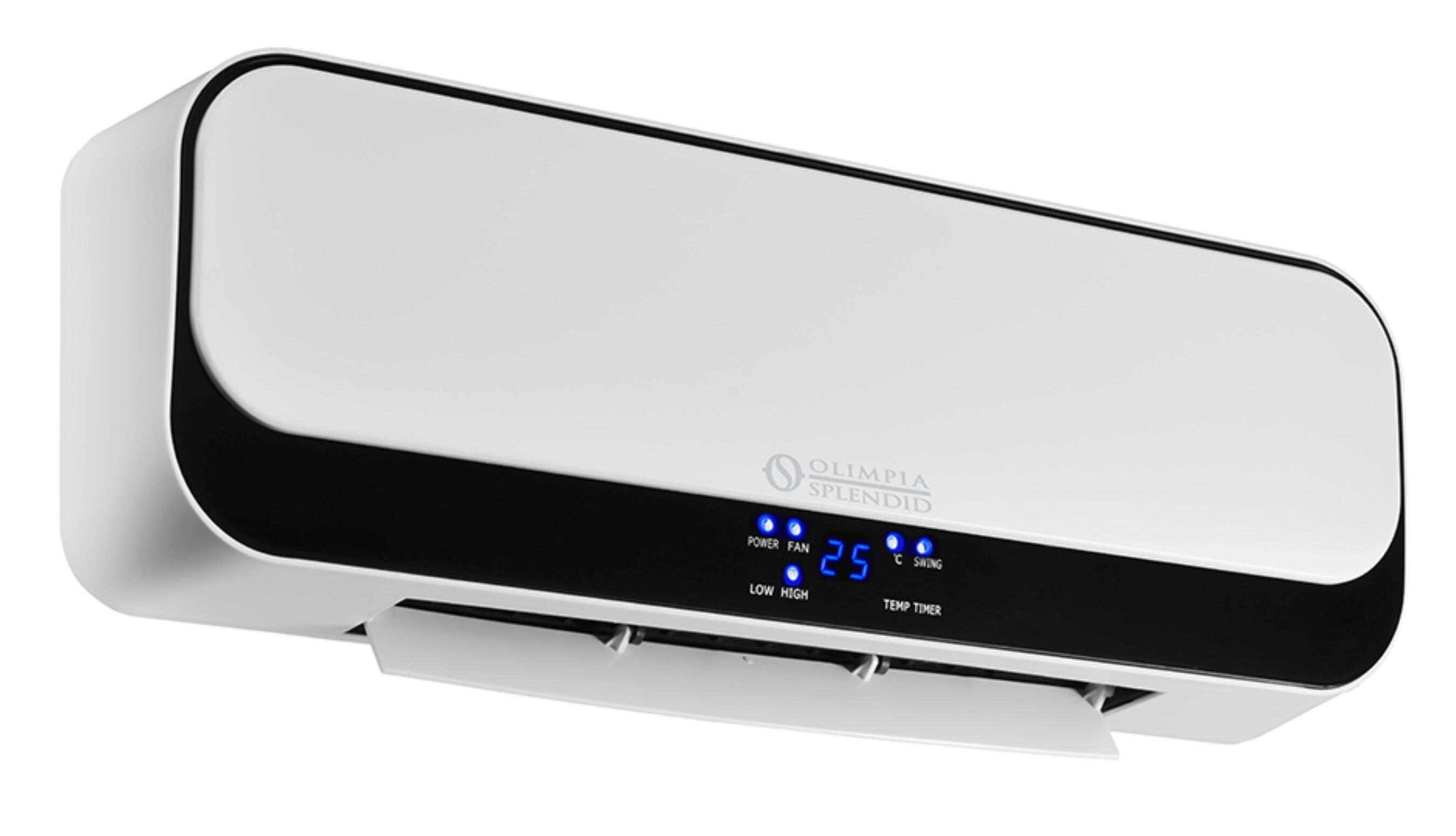 Radiateur Soufflant électrique 2000W Blanc - Classe A+++ - Portable Avec Poignée