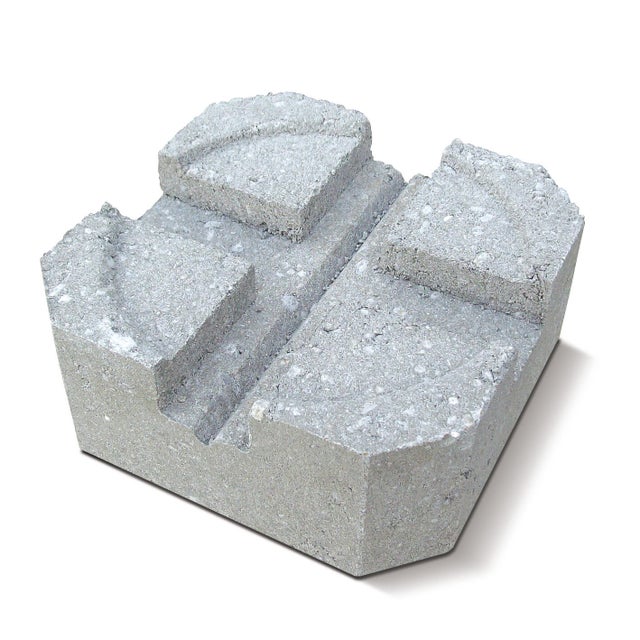 Plots béton pour poteaux bois au meilleur prix Leroy Merlin