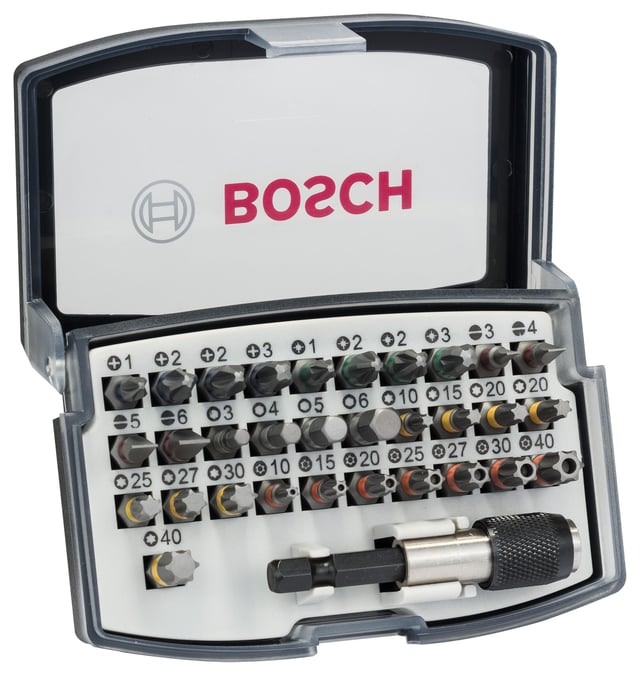 Coffret d'embouts de vissage, 32 pièces BOSCH PROFESSIONAL