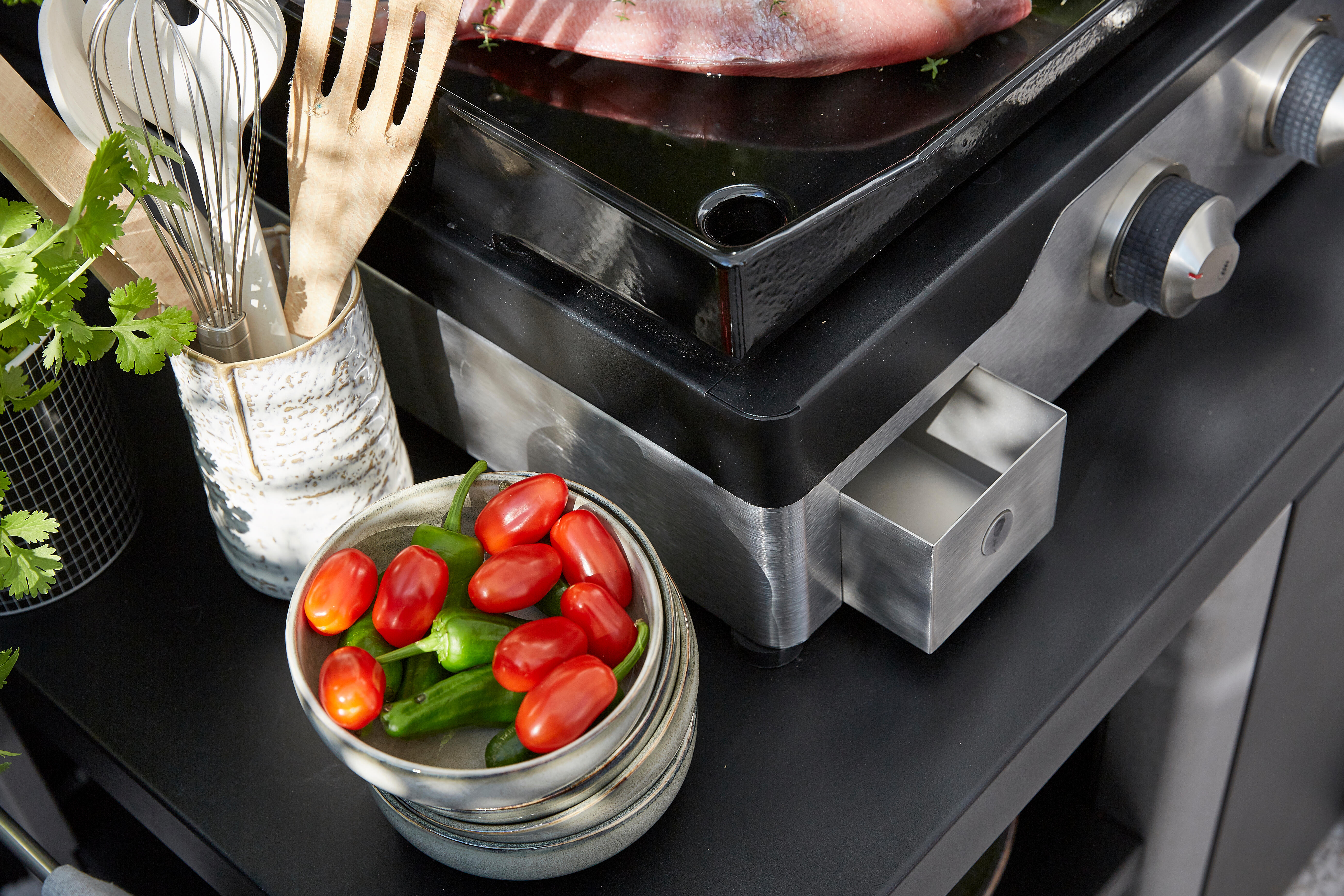 Plancha gaz LE MARQUIER Allure 260 - Noir / Inox - 6