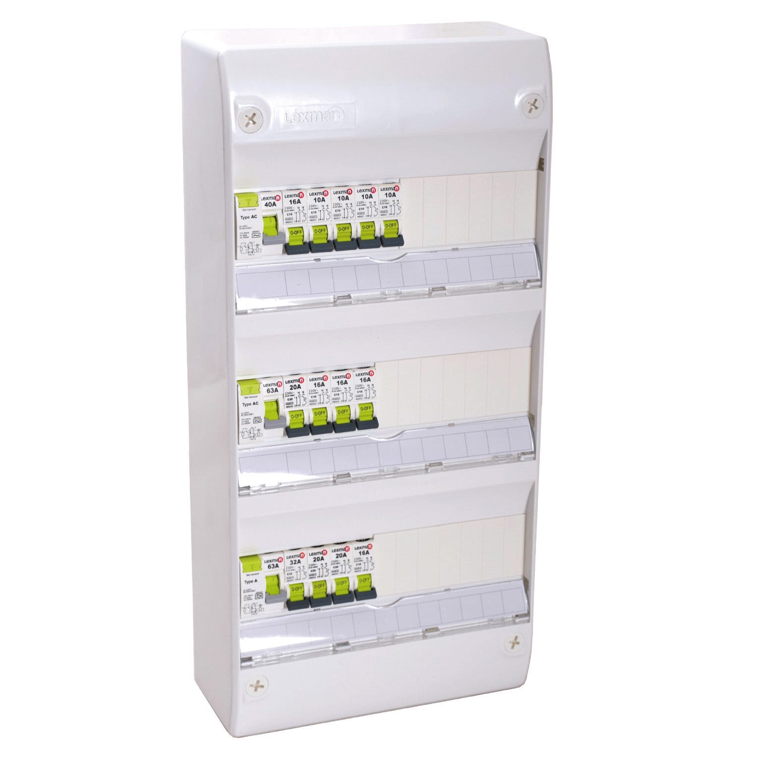 Tableau lectrique quip Et Pr c bl LEXMAN 3 Rang es 39 Modules tableau-lectrique-quip-et-pr-c-bl-lexman-3-rang-es-39-modules