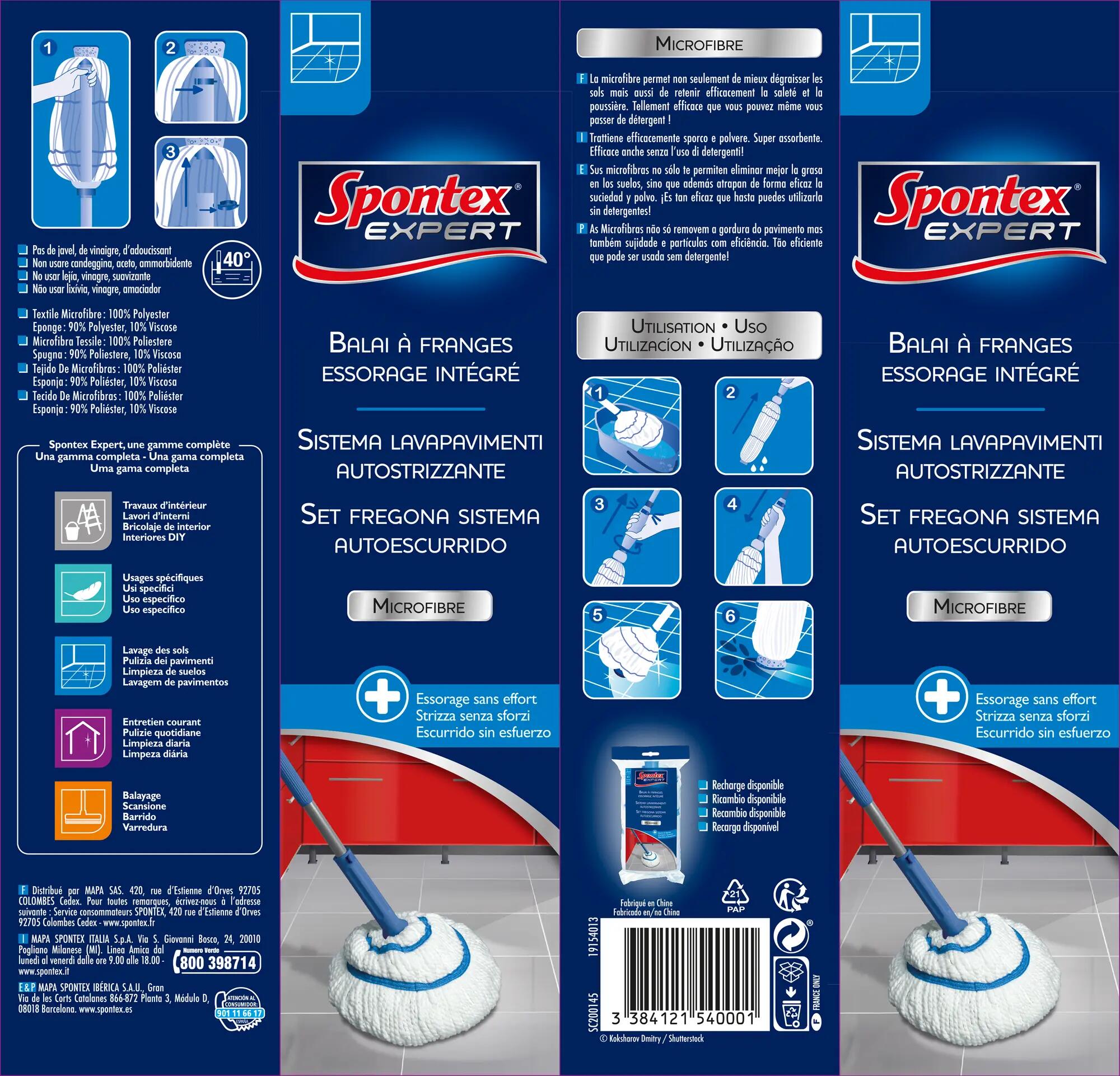 Balai serpillère Essorage intégré SPONTEX EXPERT - 3