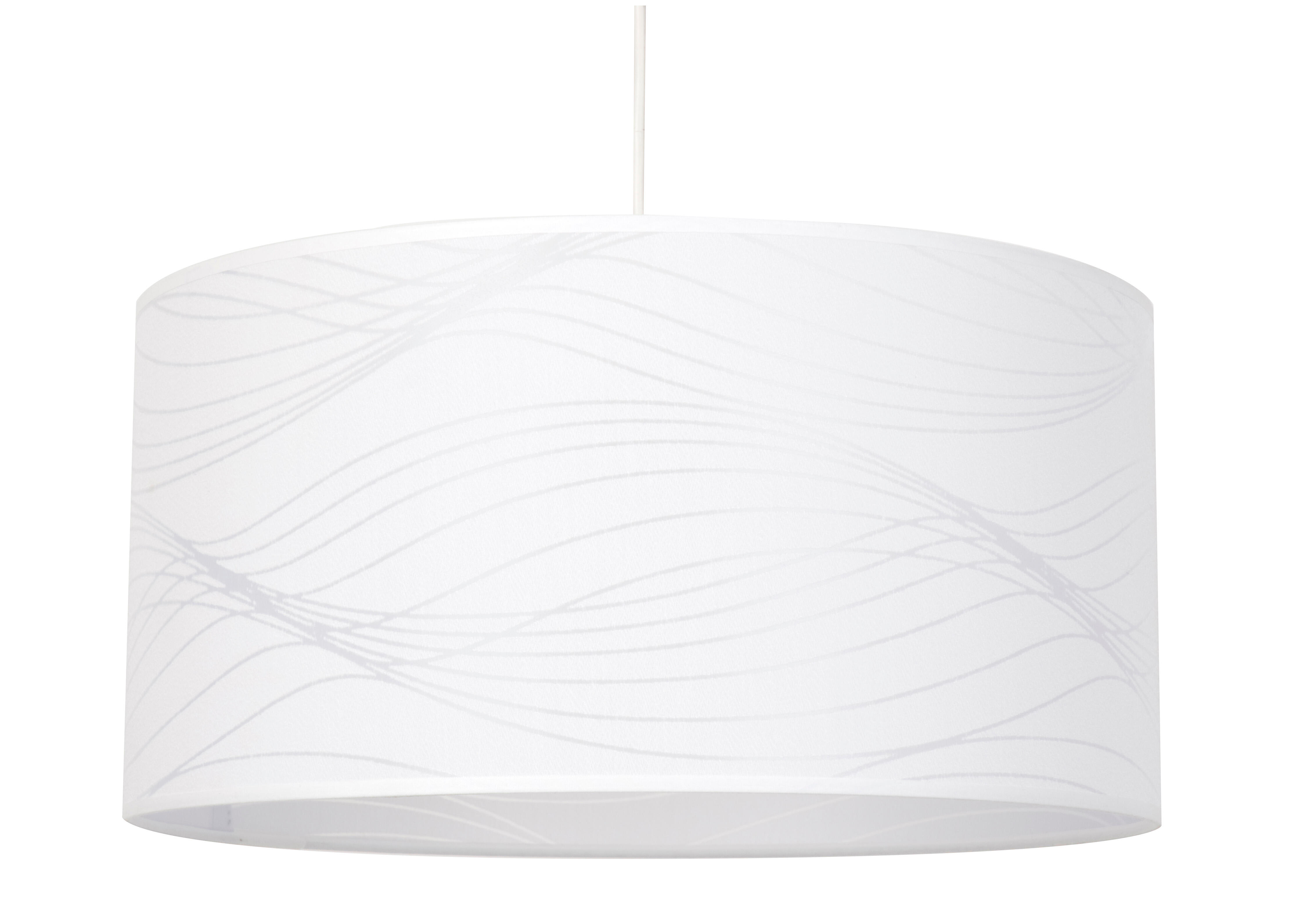 Suspension Cylindre coton, blanc, Diam.38 cm, E27 - 4