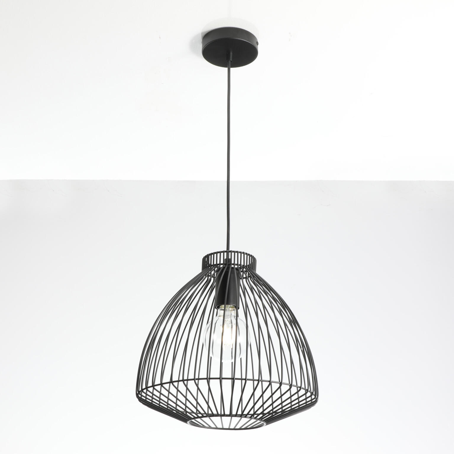 Suspension Linz acier, noir, Diam.31.5 cm, E27 - 3