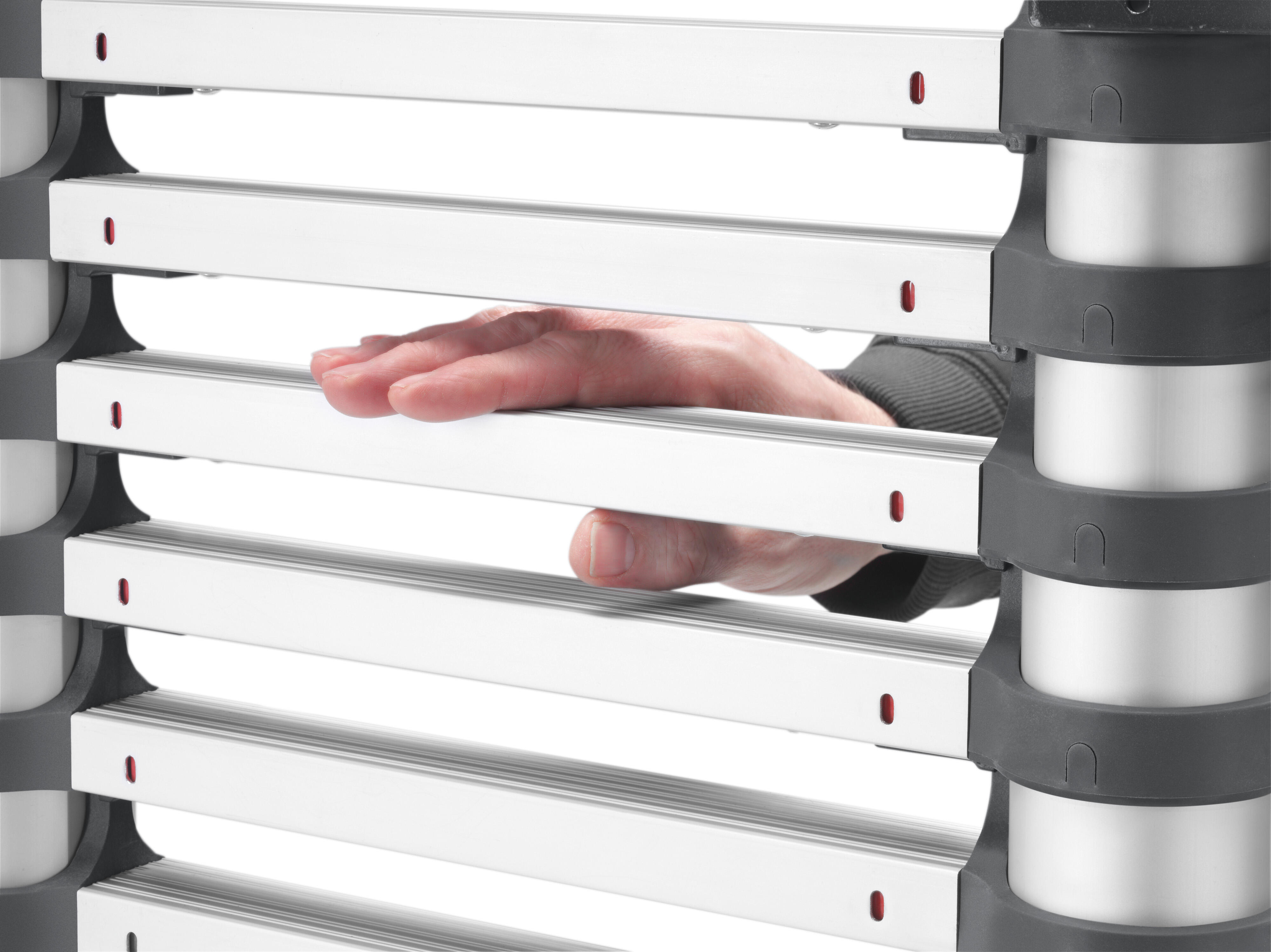 Echelle télescopique aluminium HAILO 13 marches - 11