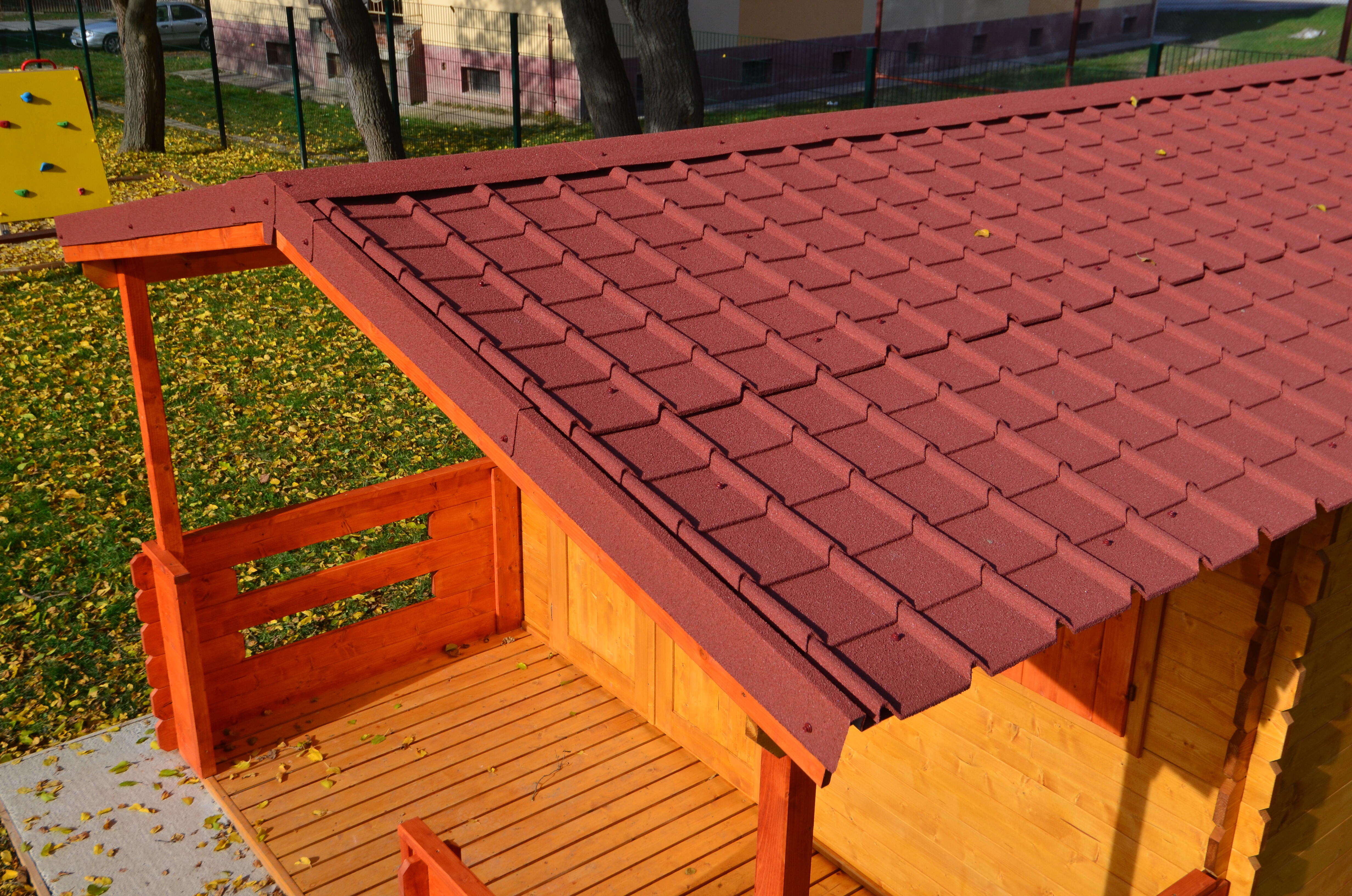 Rive gauche / droite pour plaque easytuile rouge, L.0.91 m - 6