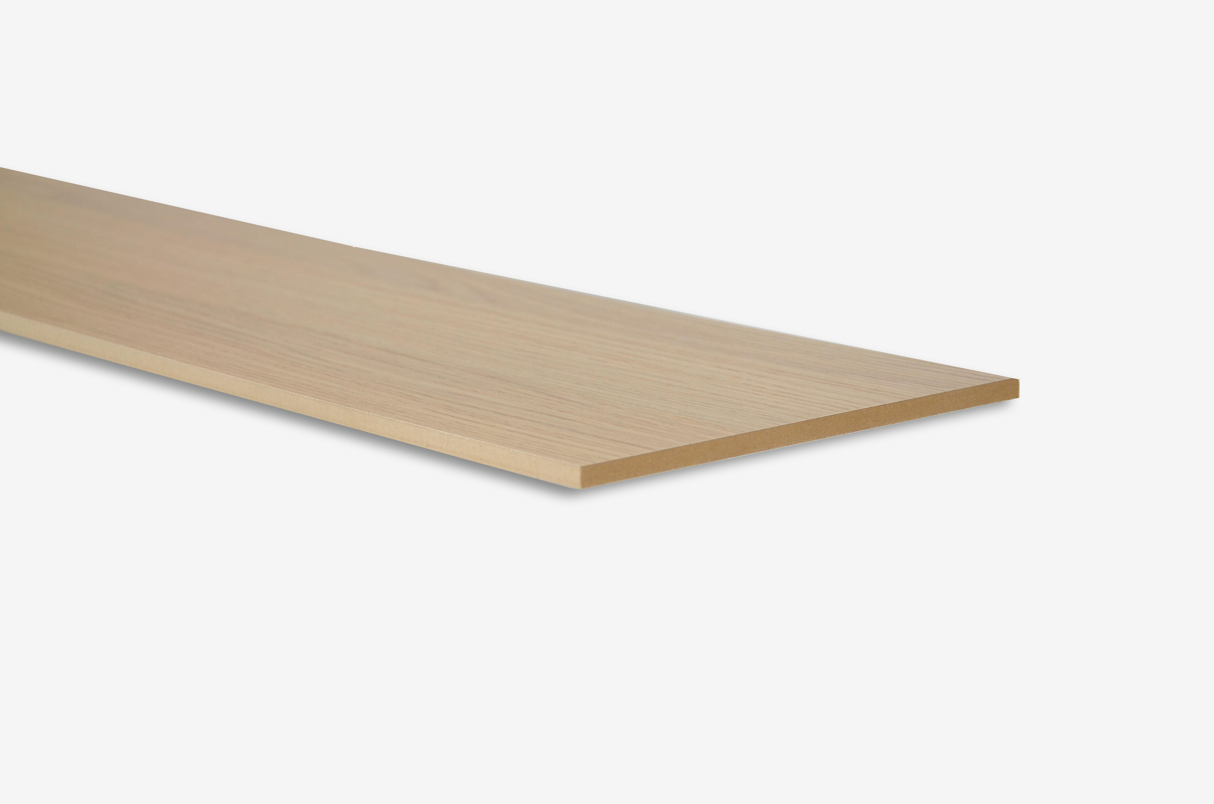 Lot de 2 contremarches pour rénovation escalier chêne clair, L.100 x l.20 cm - 2