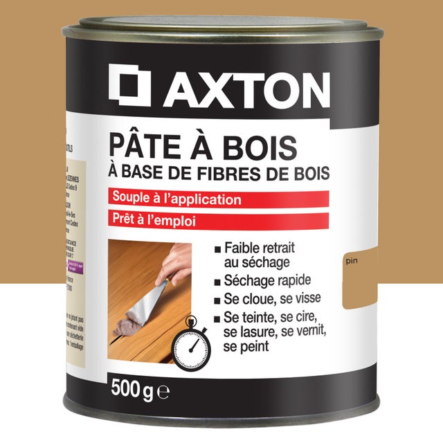 Pâte à bois , AXTON pin 500 g
