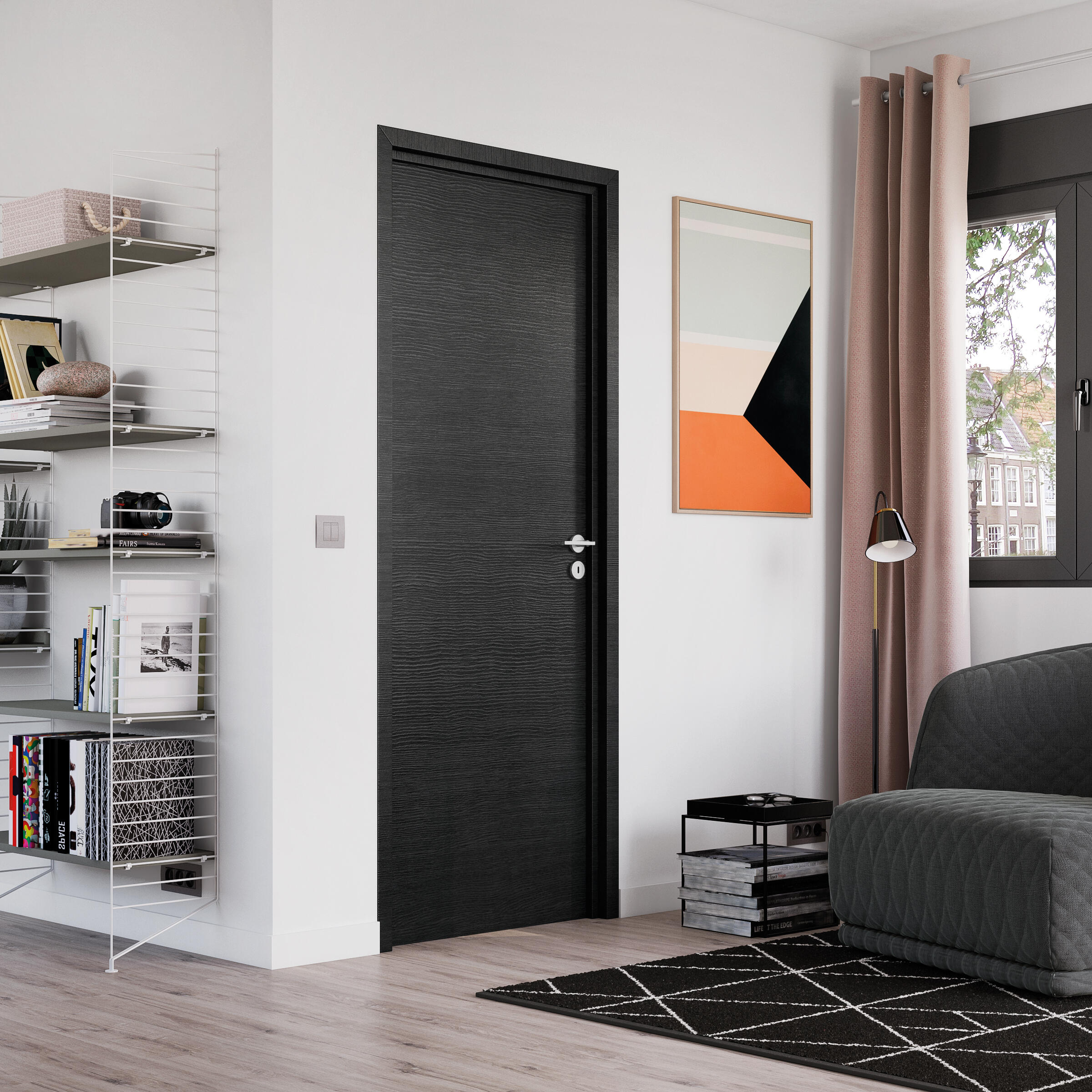 Bloc-porte isothermique London, H.204 x l.73 cm poussant gauche - 2