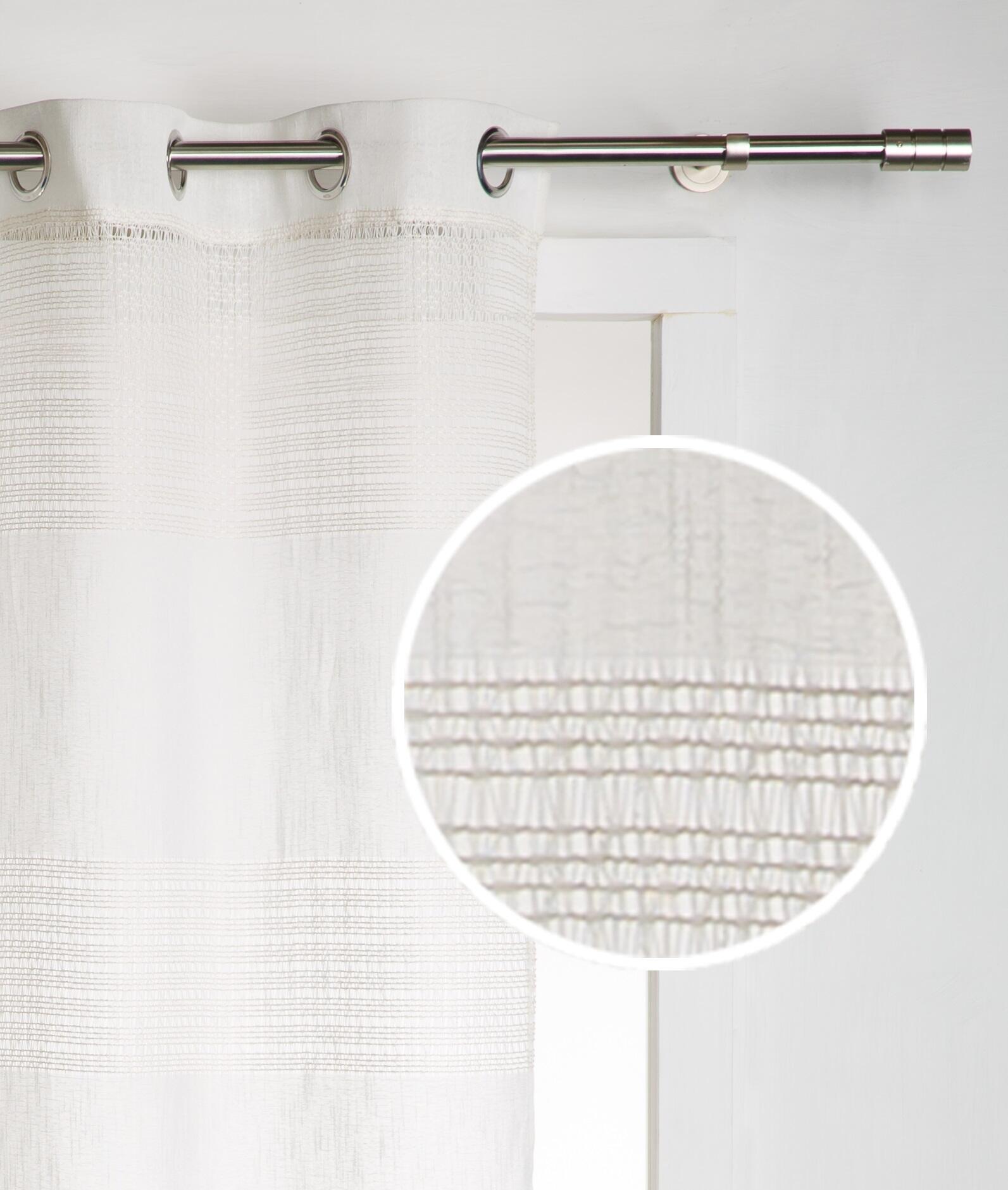 Voilage tamisant, Grace, beige H.260 x l.140 cm - 3