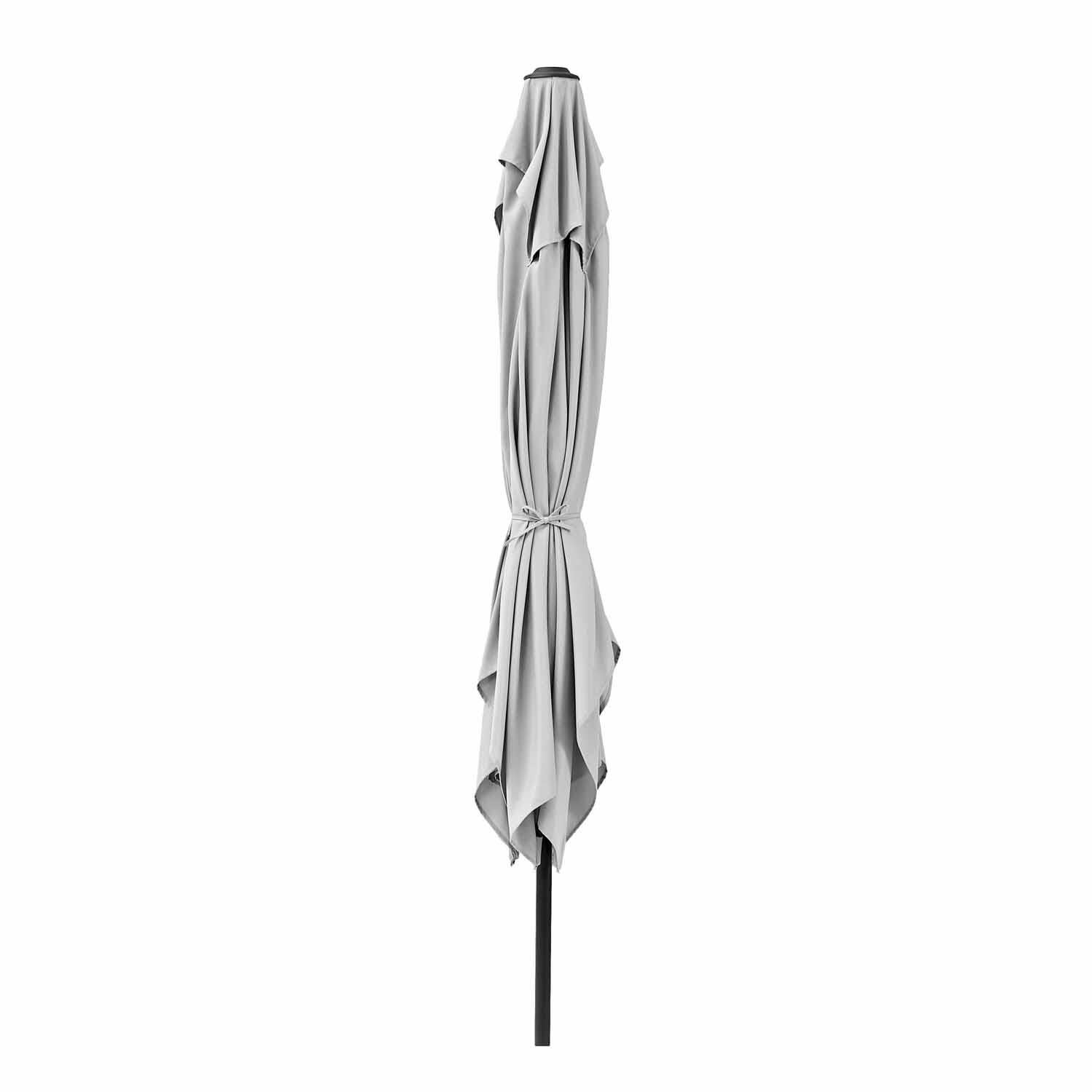 Parasol droit rectangulaire blanc Avea NATERIAL L.300 x l.194 cm - 4