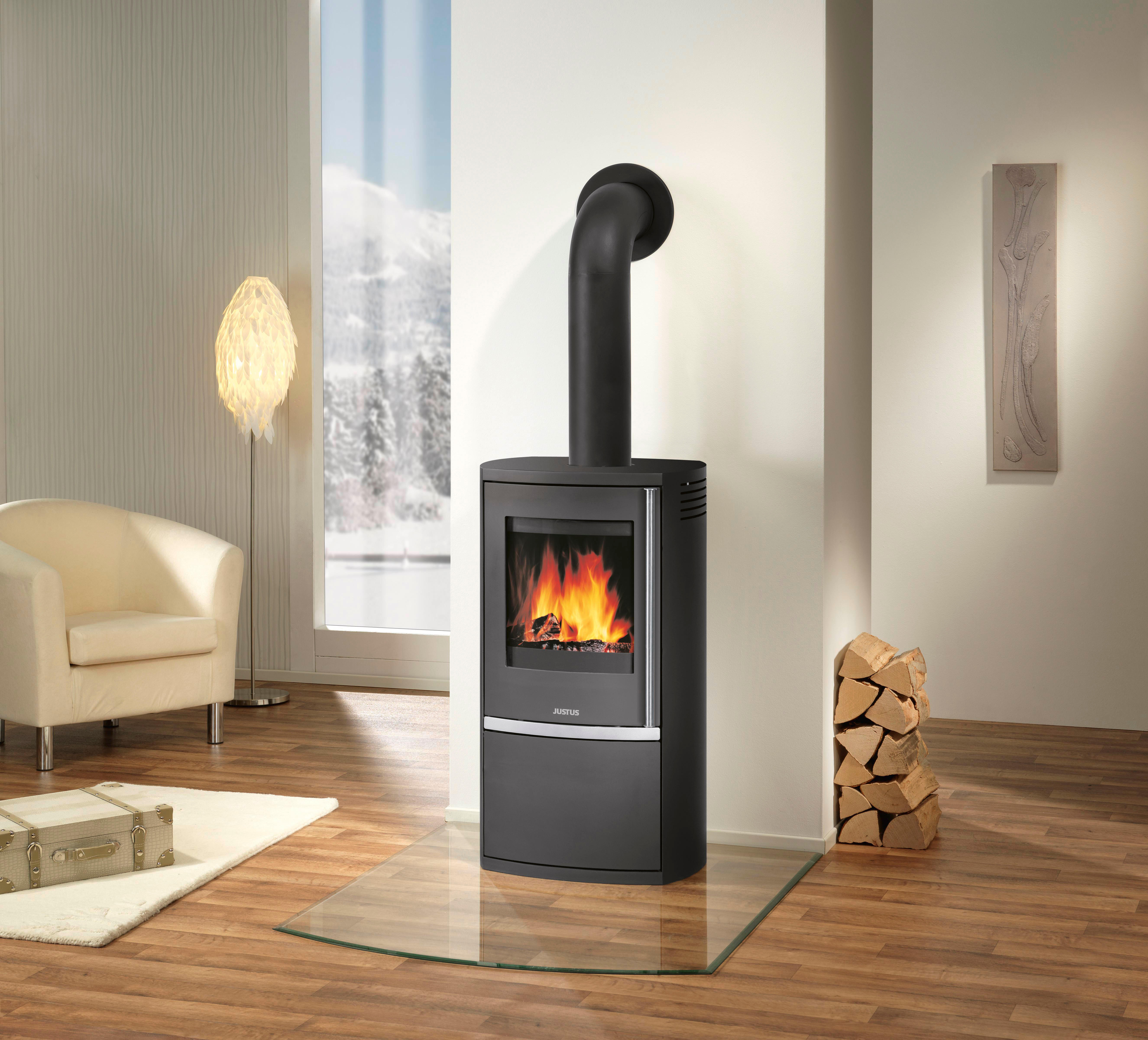 Poêle à bois JUSTUS Reno r noir, 6 kW Leroy Merlin — free download