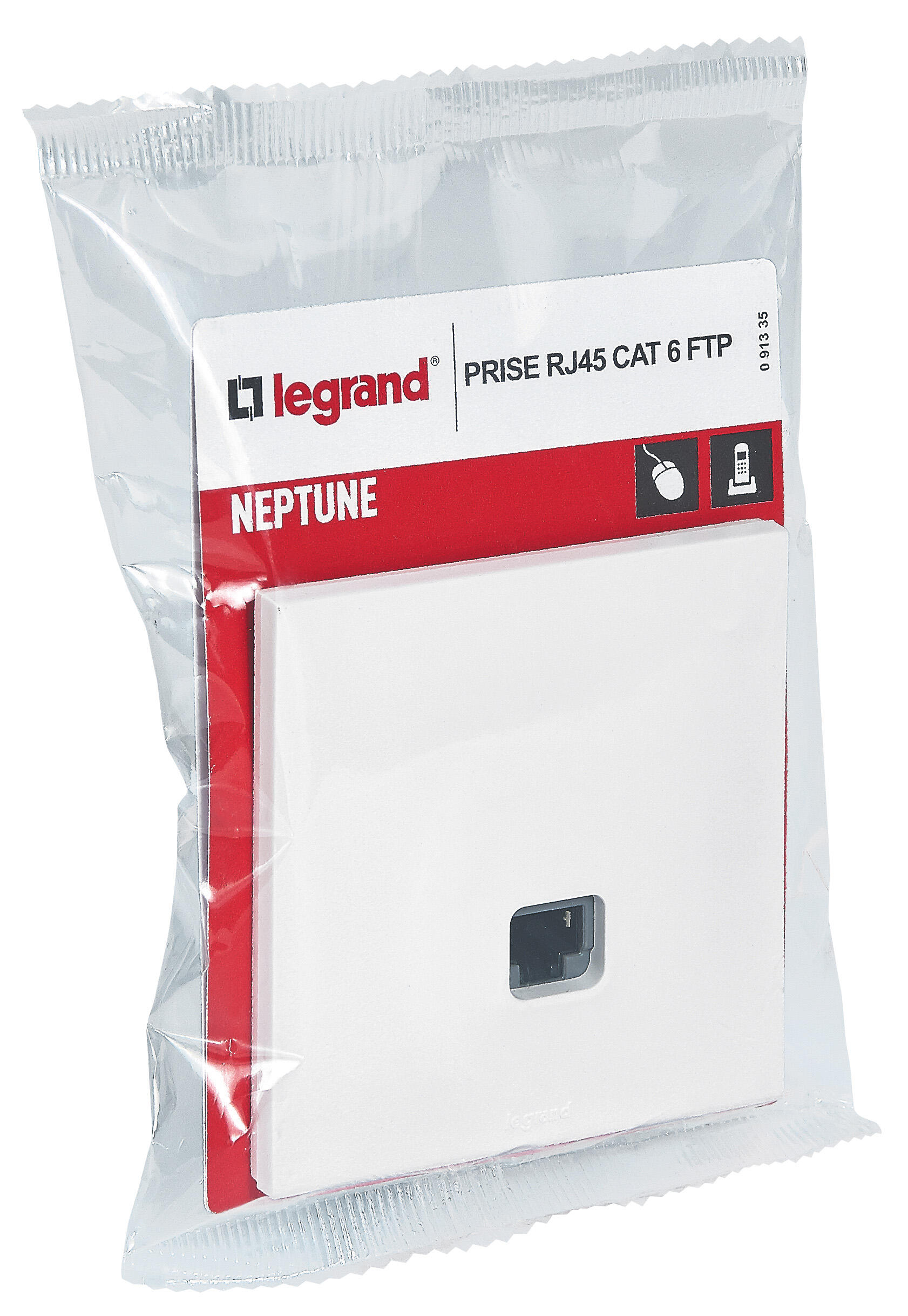 Prise rj45 Neptune, blanc, LEGRAND - 3