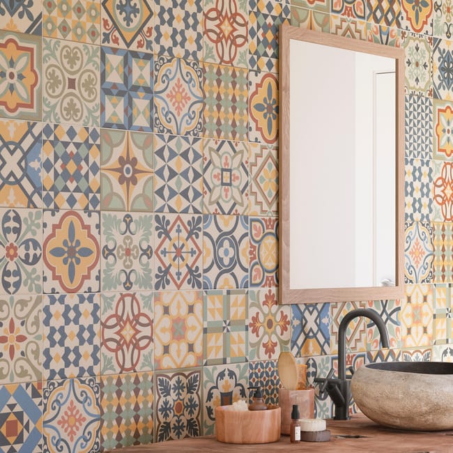Carrelage patchwork au meilleur prix - Leroy Merlin Carrelage patchwork au meilleur prix - Leroy Merlin