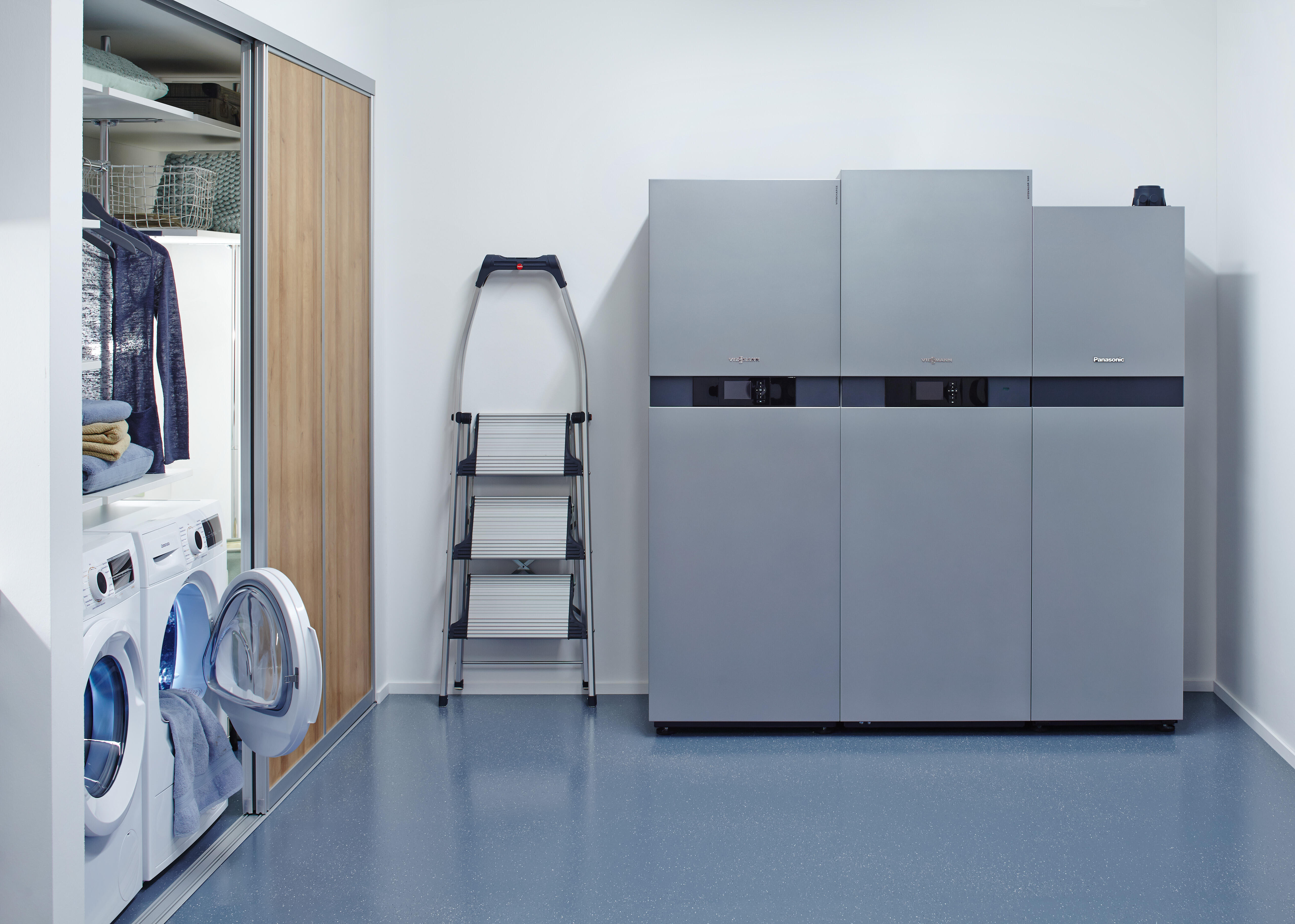 Escabeau aluminium HAILO 3 marches - 7