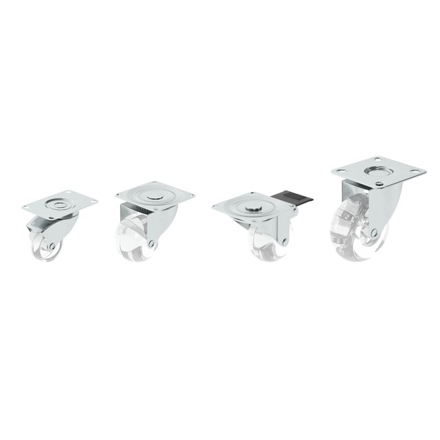 Roda com travão STANDERS 360º 35MM 30KG