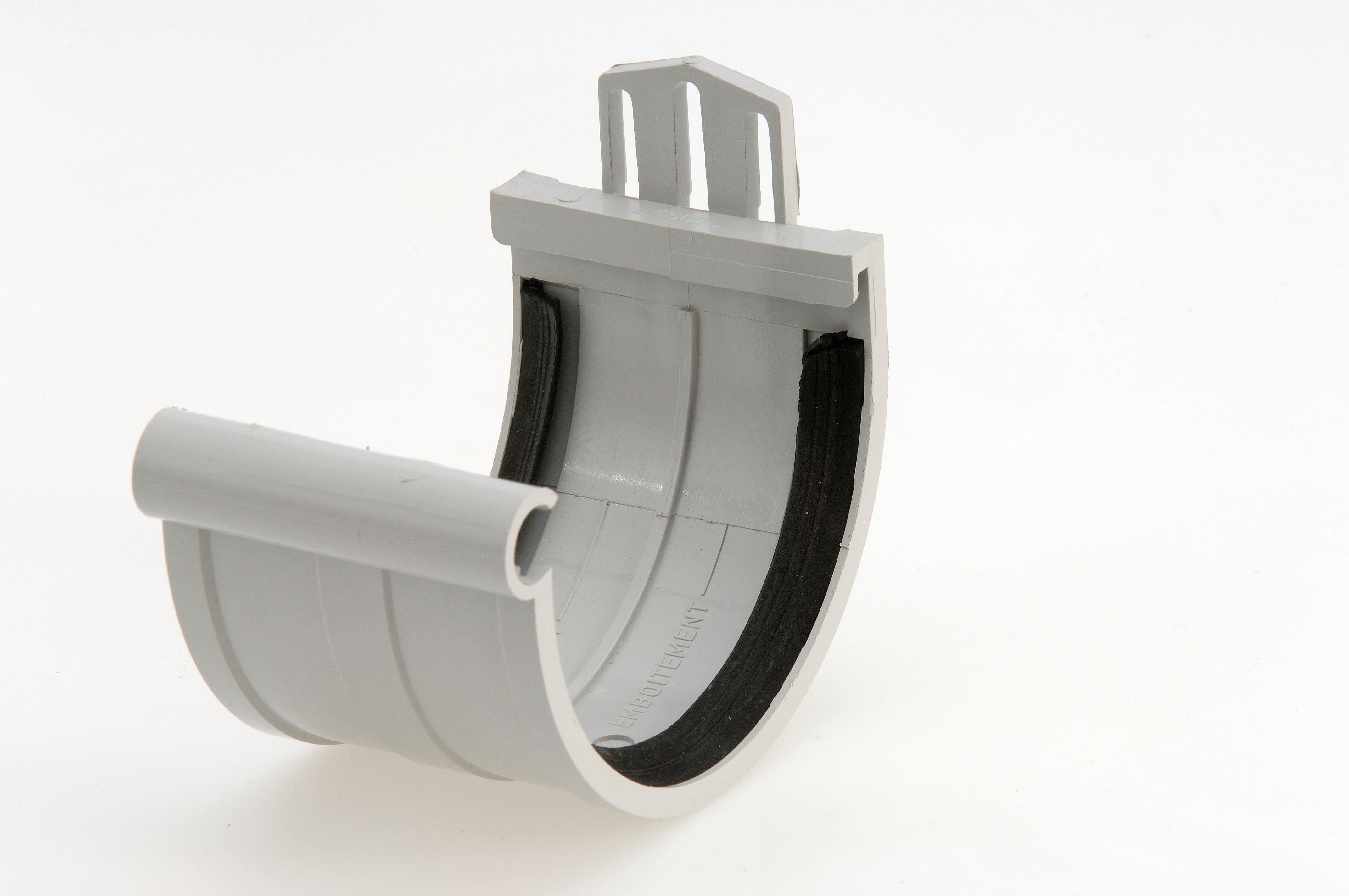 Jonction à joint pvc gris GIRPI, Dév.25 cm - 2