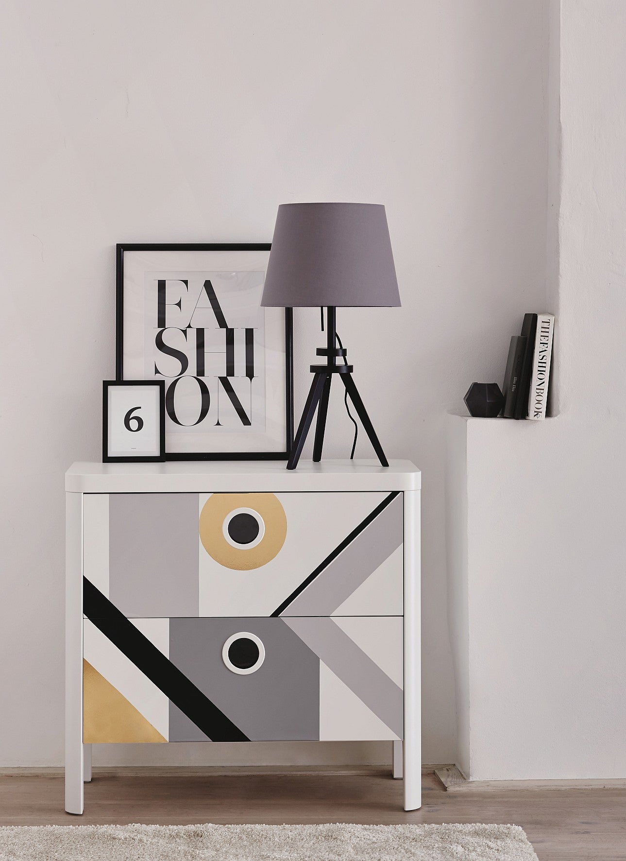 Rouleau adhésif décoratif D-C-FIX Uni brillant, noir l.0.45 x L.2 m - 3