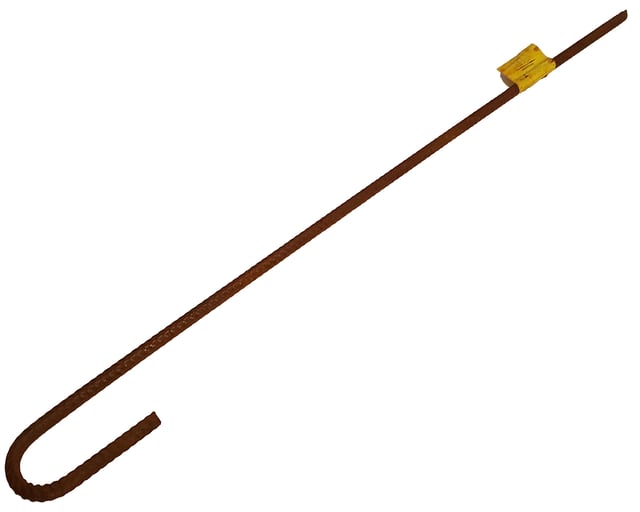 Attente pour armatures acier, l.0.15 x L.0.8 m