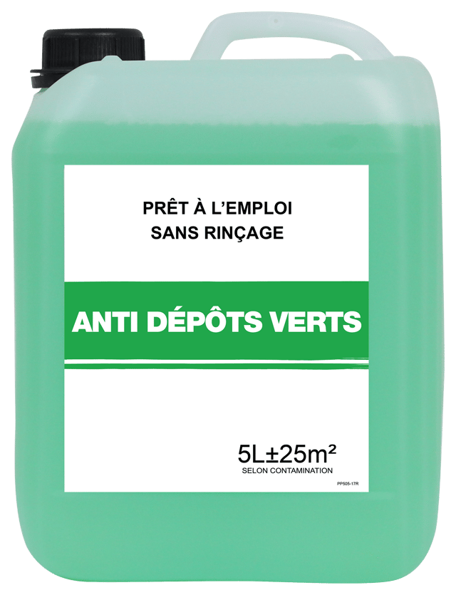 Traitement anti-dépots verts façade, 5 L