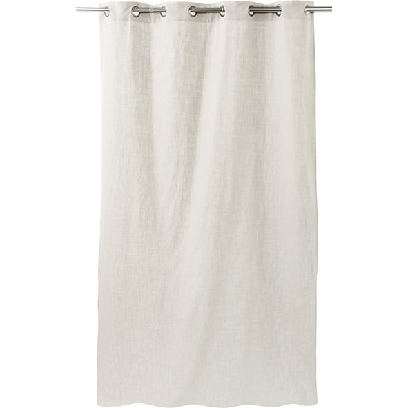 Rideau tamisant, Joey coton, blanc H.250 x l.140 cm - 6