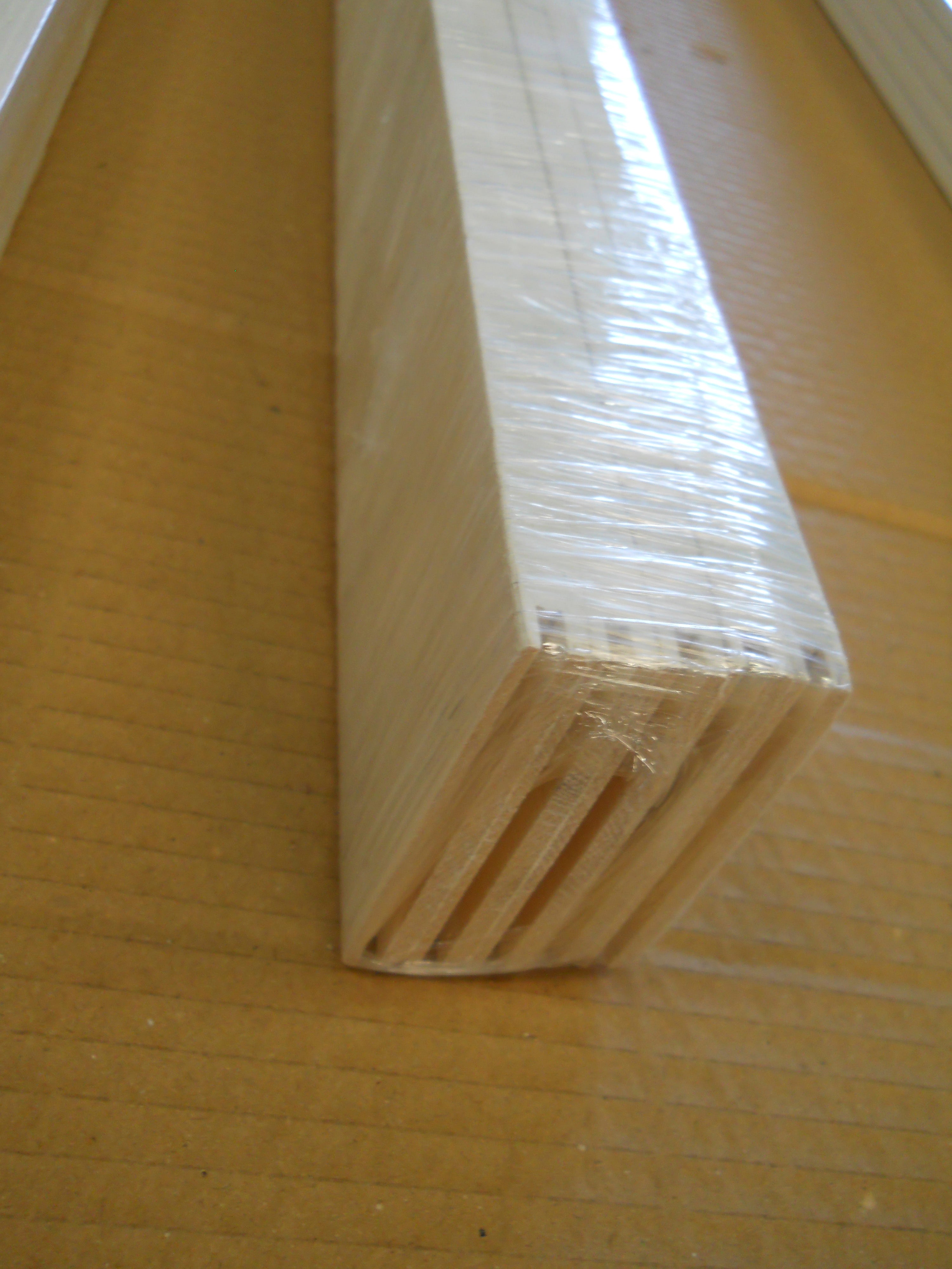 Plinthe sapin peint droite blanc, 68 x 9 mm x 2.05 m - 2