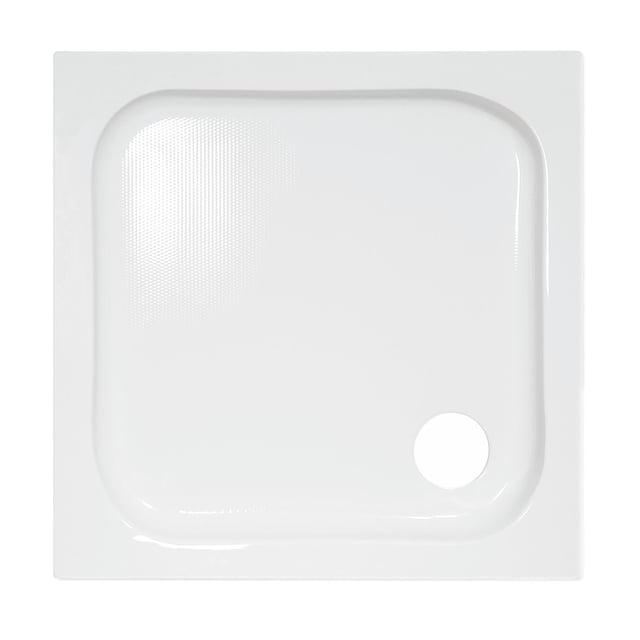 Piatto doccia SANYCCES in acrilico Mixer bianco L 65 x L 65 x H 5 cm lucido