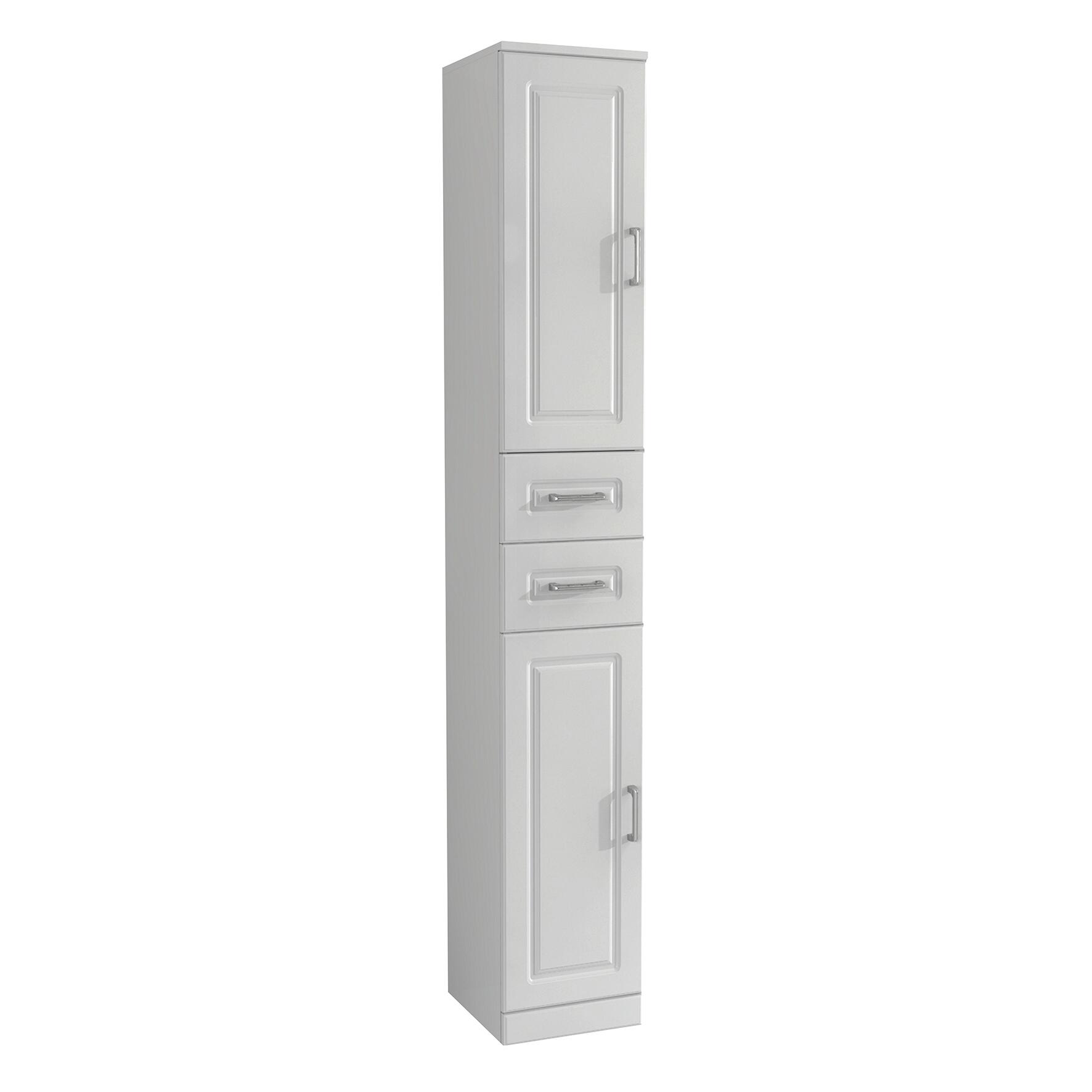 Colonna per mobile bagno Paola BADEN HAUS 2 cassetti 2 ante P 33.5 x L 30 x H 190 cm bianco - 2