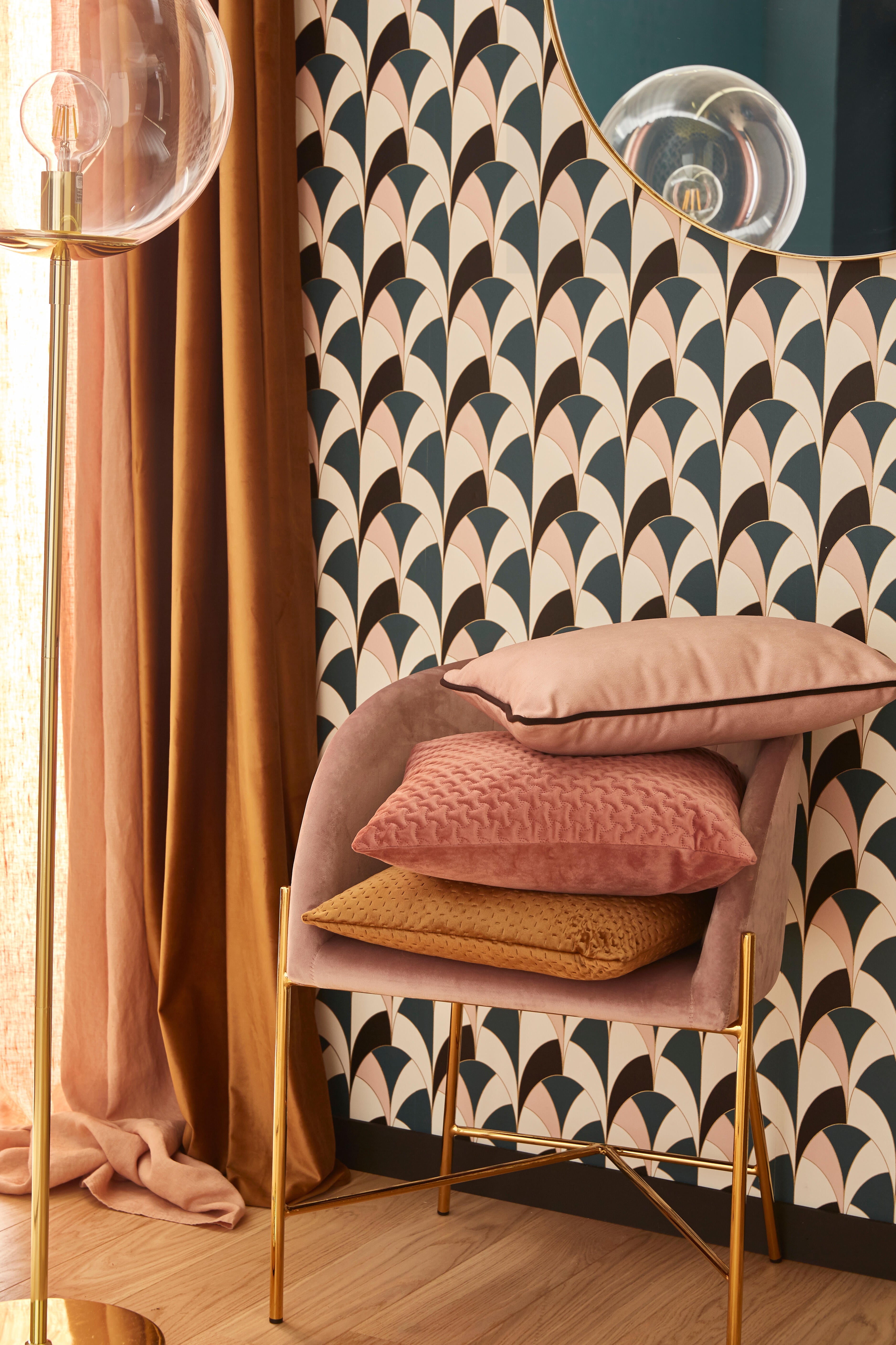 Lampadaire Globus, verre, doré,  H.161 cm, E27 - 6