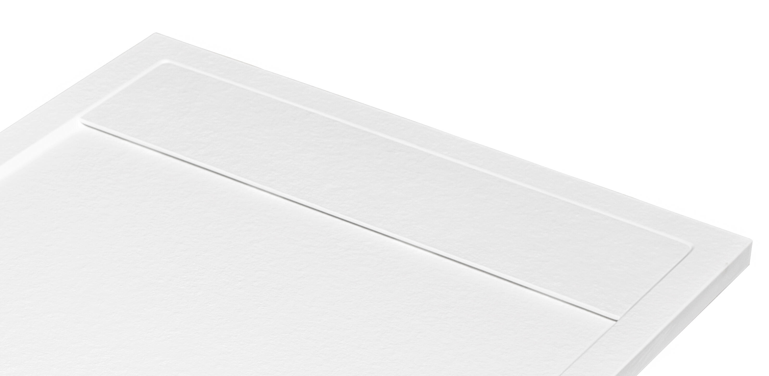 Receveur de douche résine blanc L.160 x l.90 Neo - 4