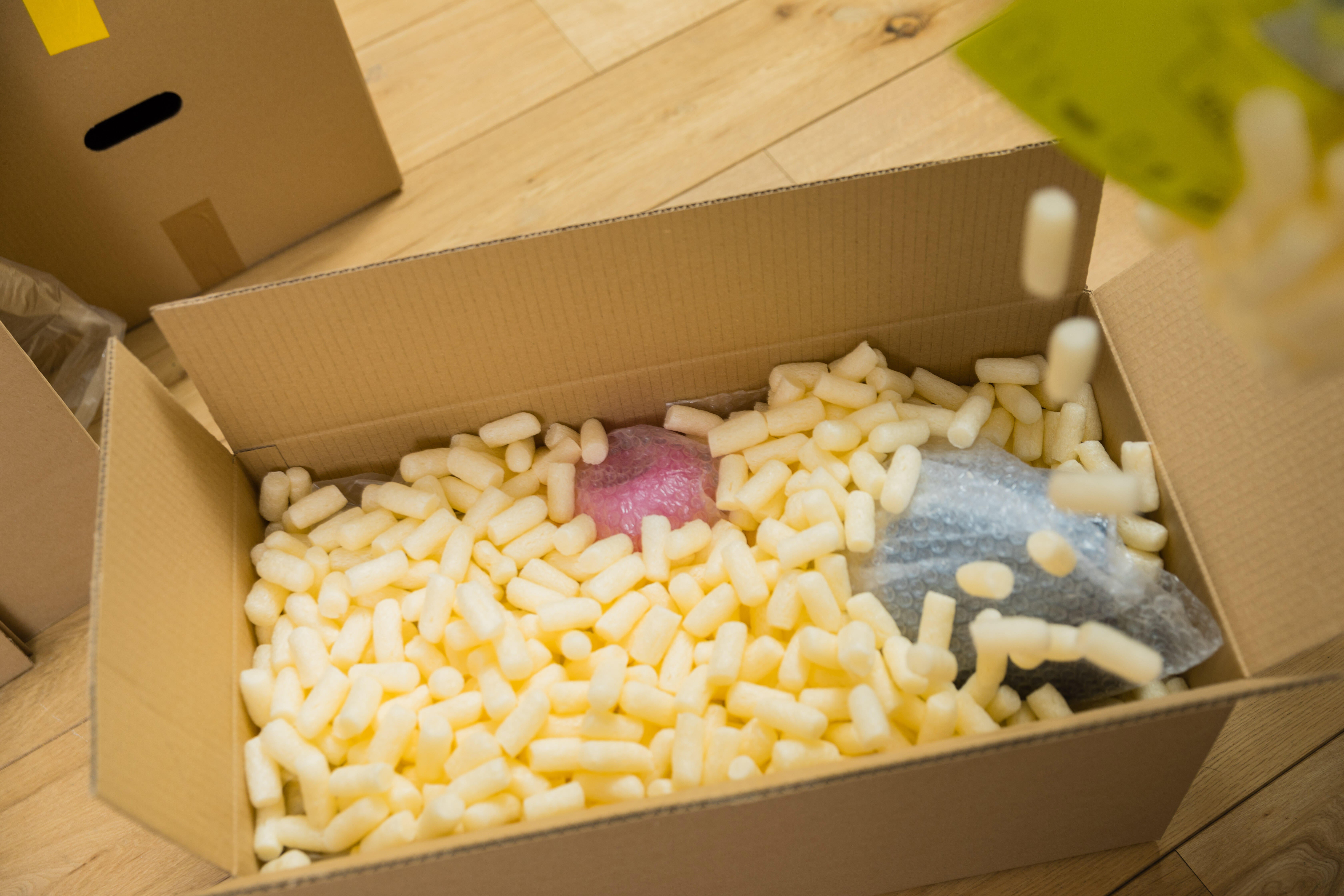 Chips de calage jaune PACK AND MOVE, 60L - 4